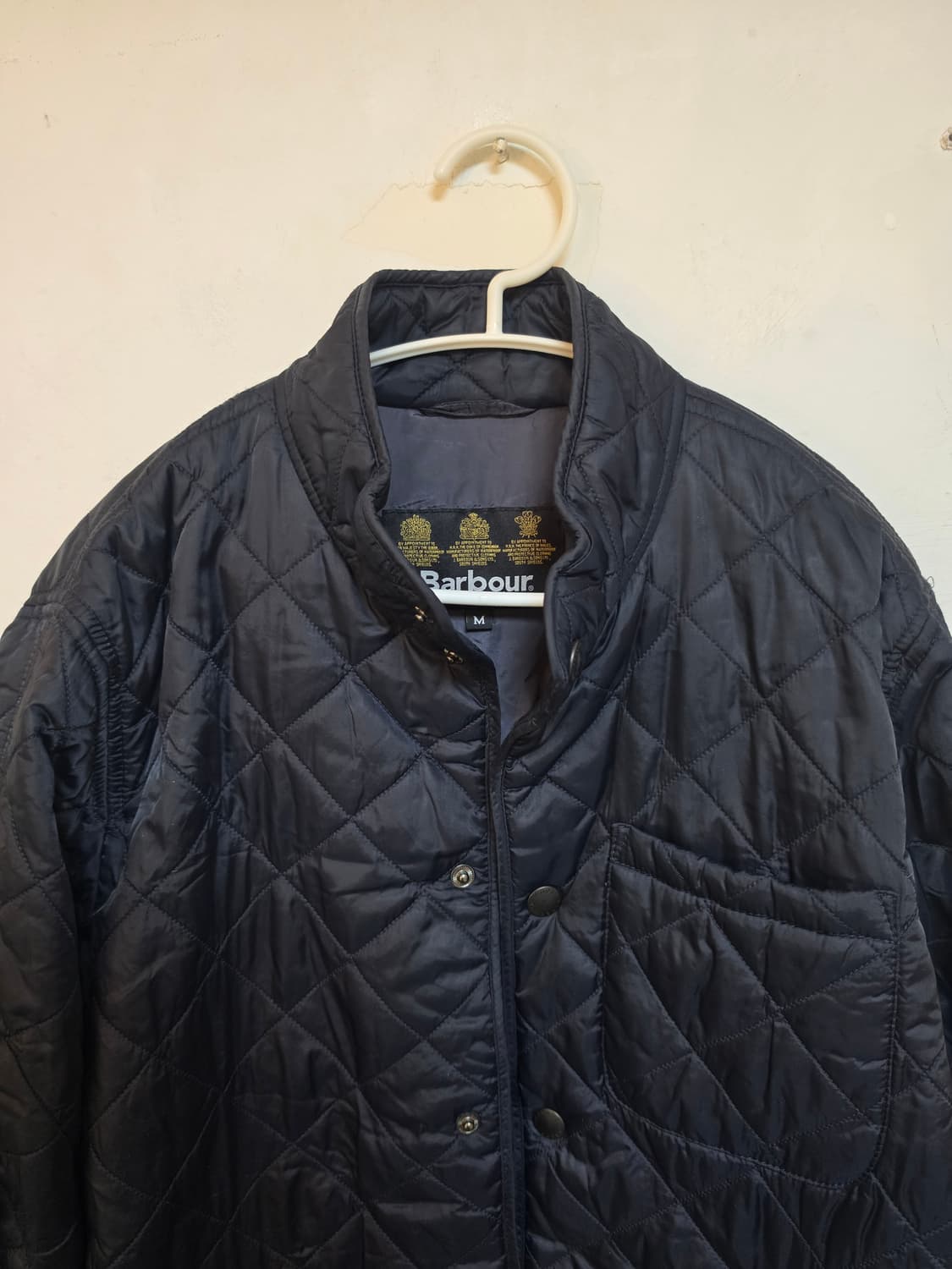 Barbour 남성 퀼팅 자켓 M 상품이미지3