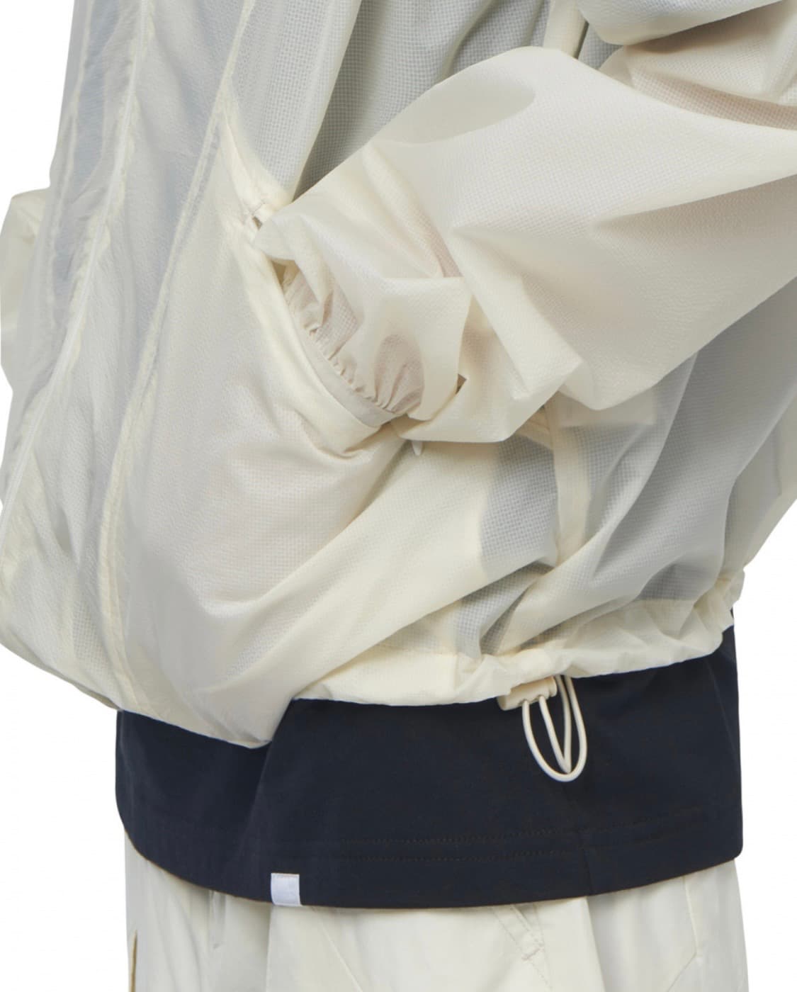 TRANSLUCENT HOODED JACKET - SAND YELLOW 상품이미지2