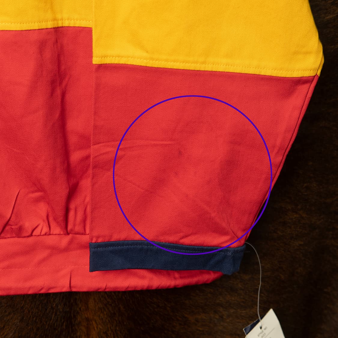 [105] 80s~ Herman Kay 컬러블럭 후디드 자켓 데드스탁  상품이미지4