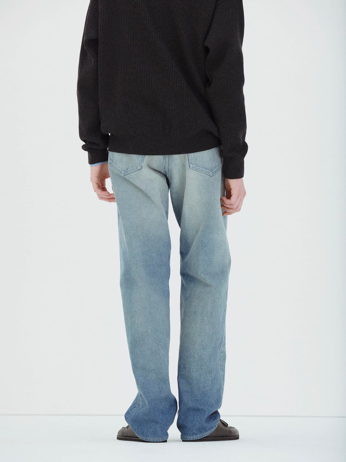 오라리 25AW 셀비지 헤비 와이드 데님 상품이미지3