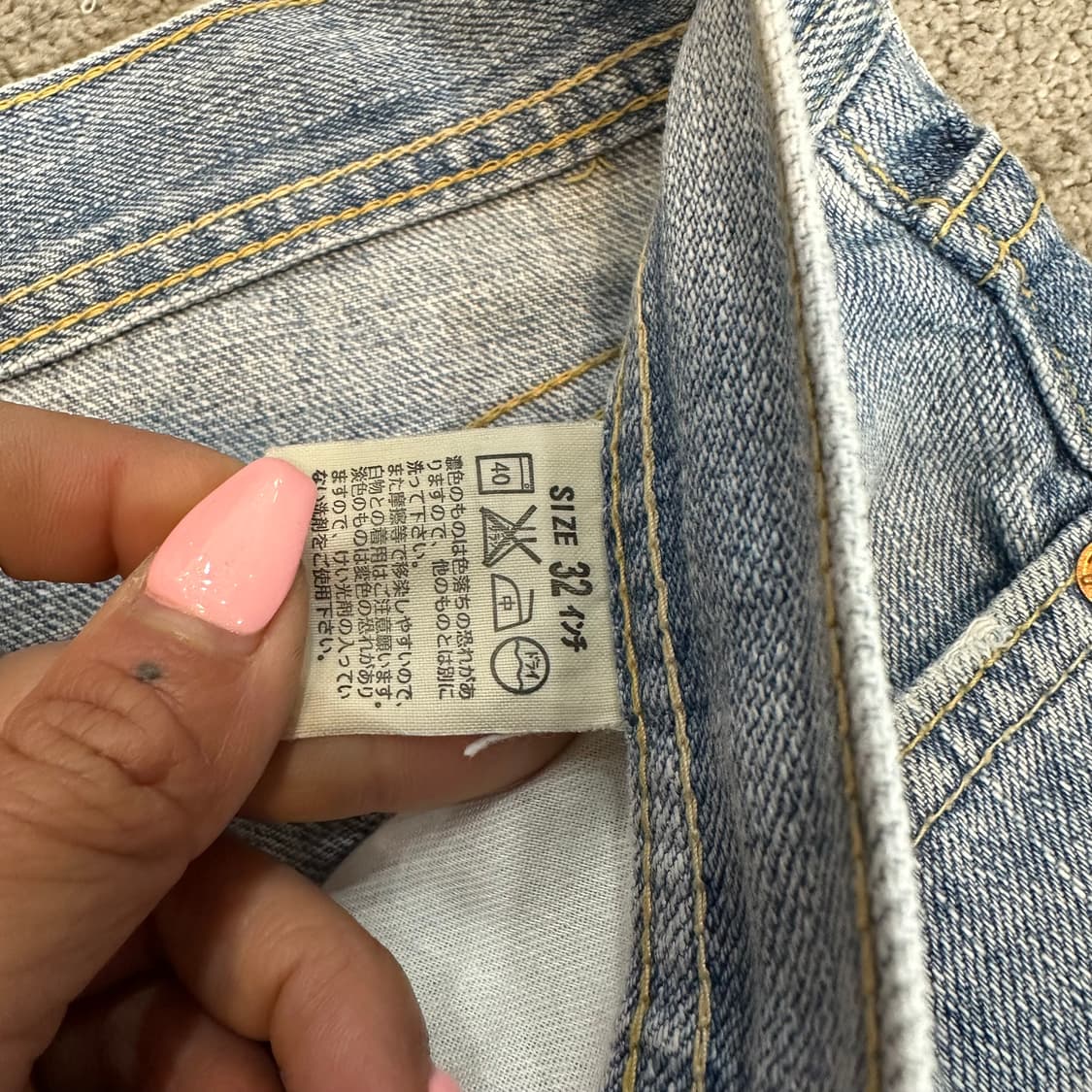 리바이스 라이트 워시 데님 쇼츠(32) 상품이미지5