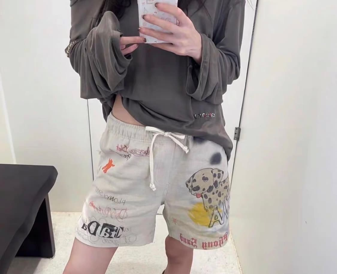 Open yy 그래픽 반바지 새상품 상품이미지1