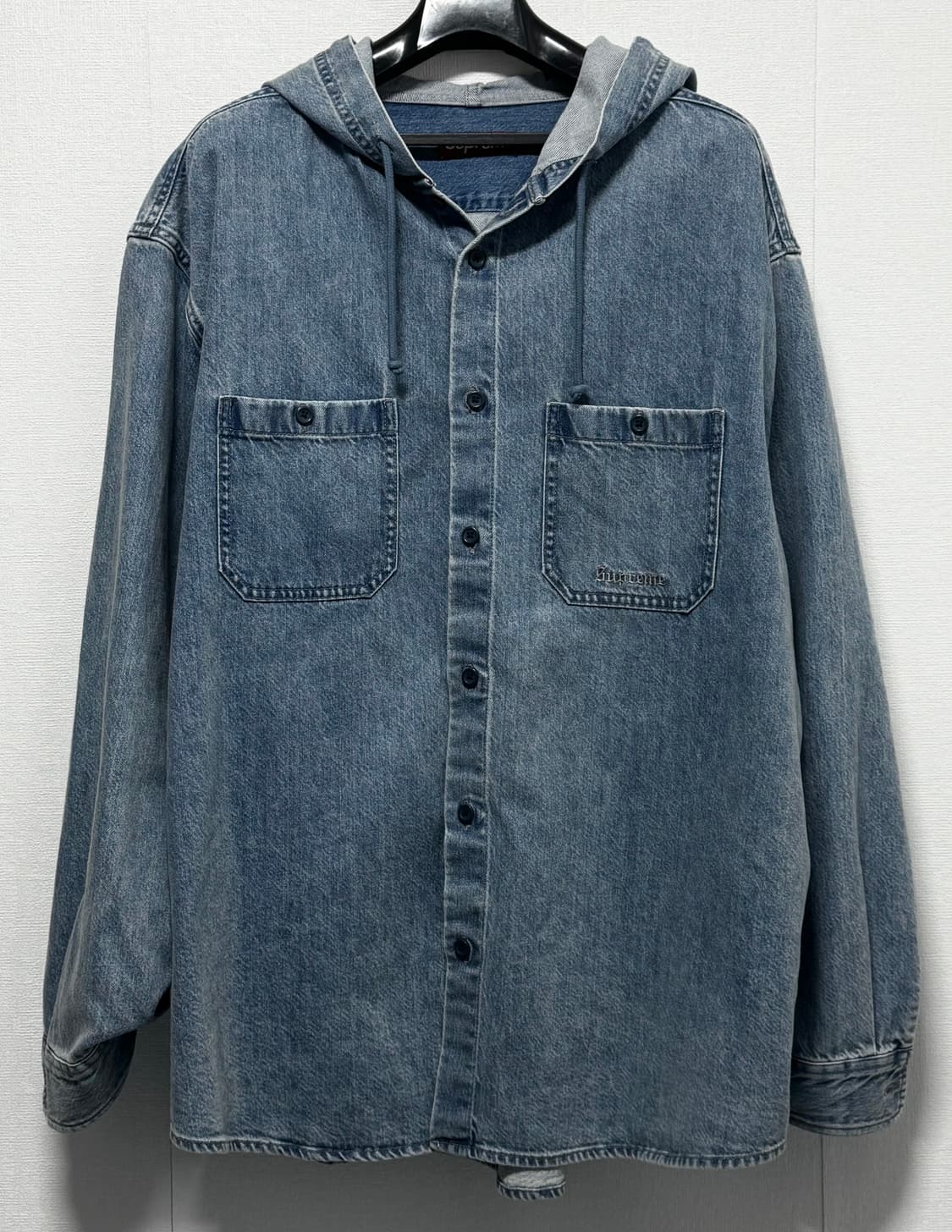 슈프림 25SS 후드 데님 셔츠  상품이미지2