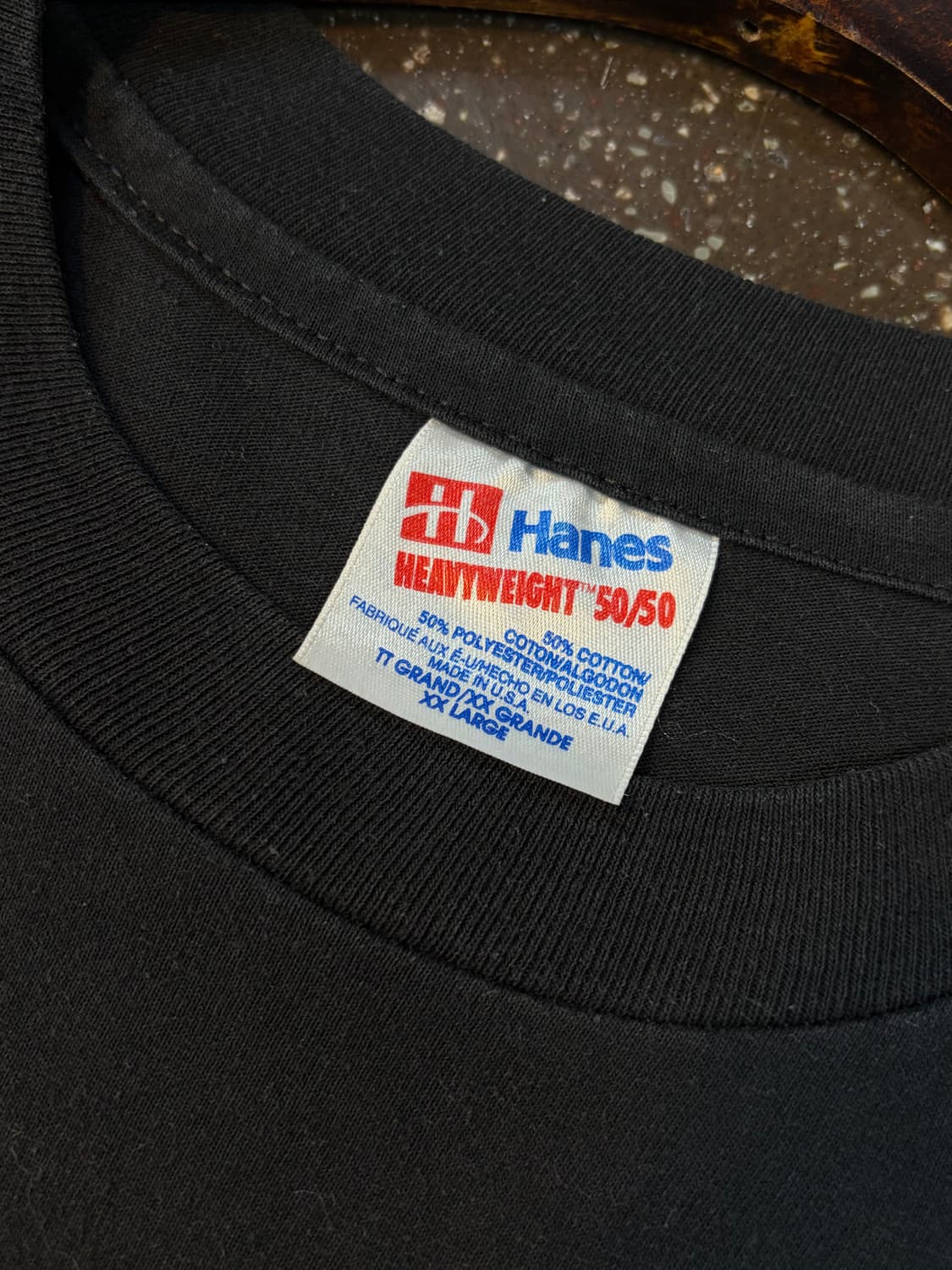 90S vtg hanes heavyweight 헤인즈 농구 티셔츠 상품이미지4