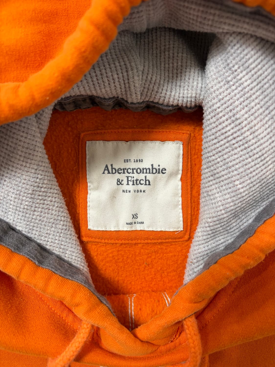빈티지9. 아베크롬비 라이트오렌지 기모 후드티 상품이미지3