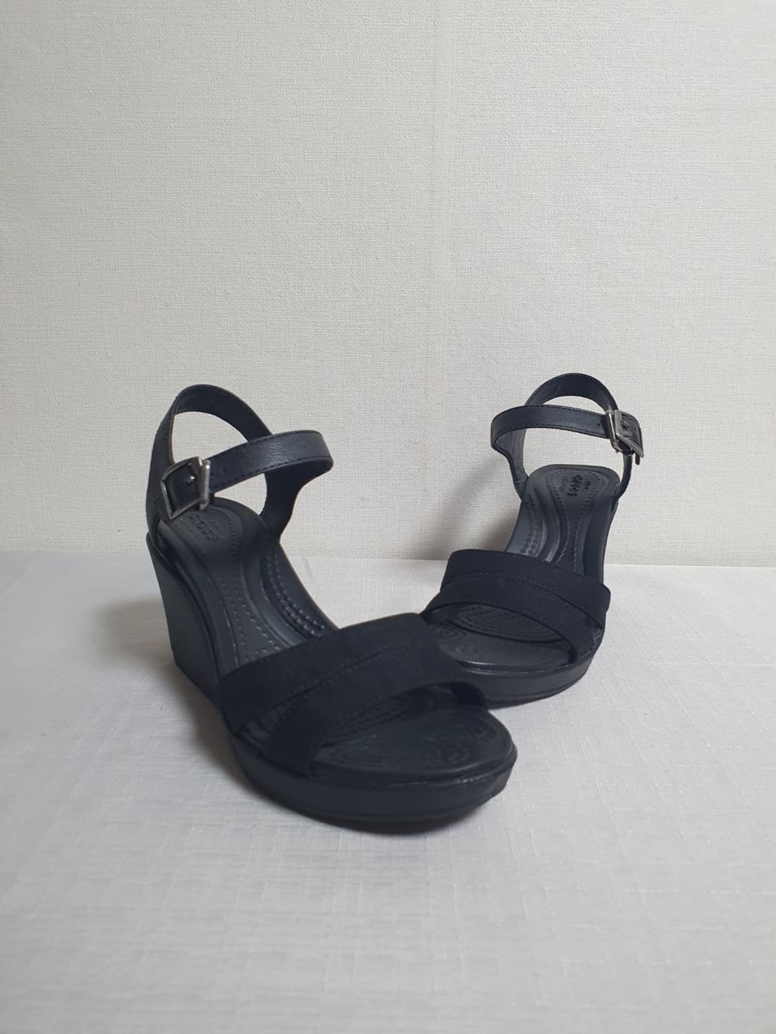 230mm 크록스 레이2 웨지힐샌들 블랙 W6 상품이미지5