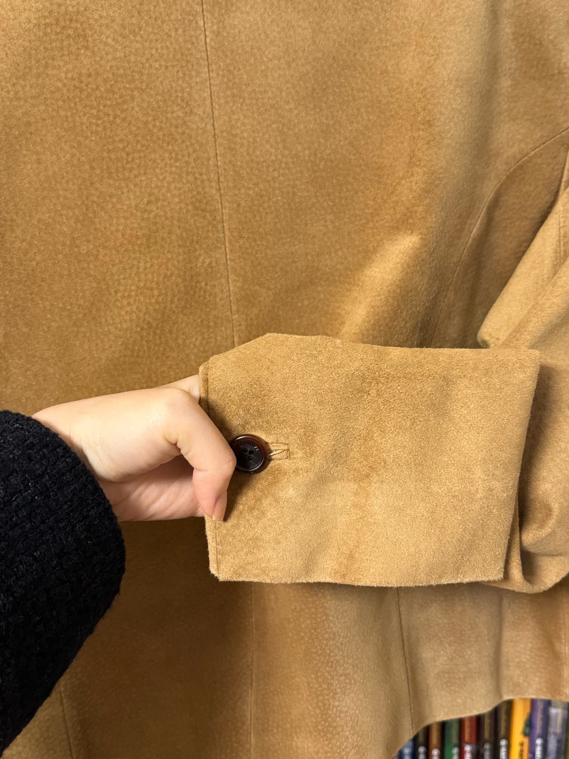 타낫 haag 크롭 스웨이드 자켓 상품이미지4