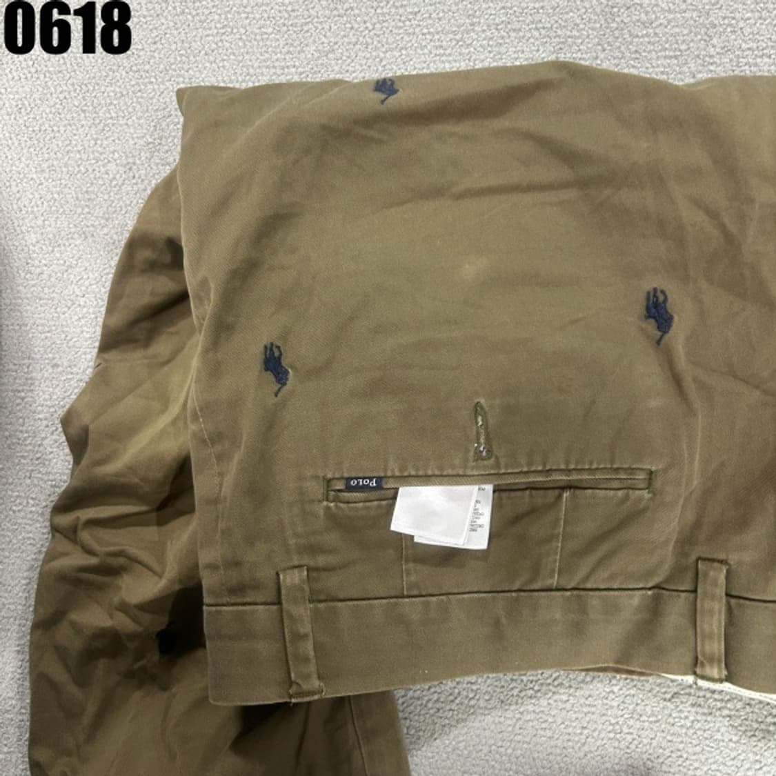 폴로 카키색 바지  상품이미지5