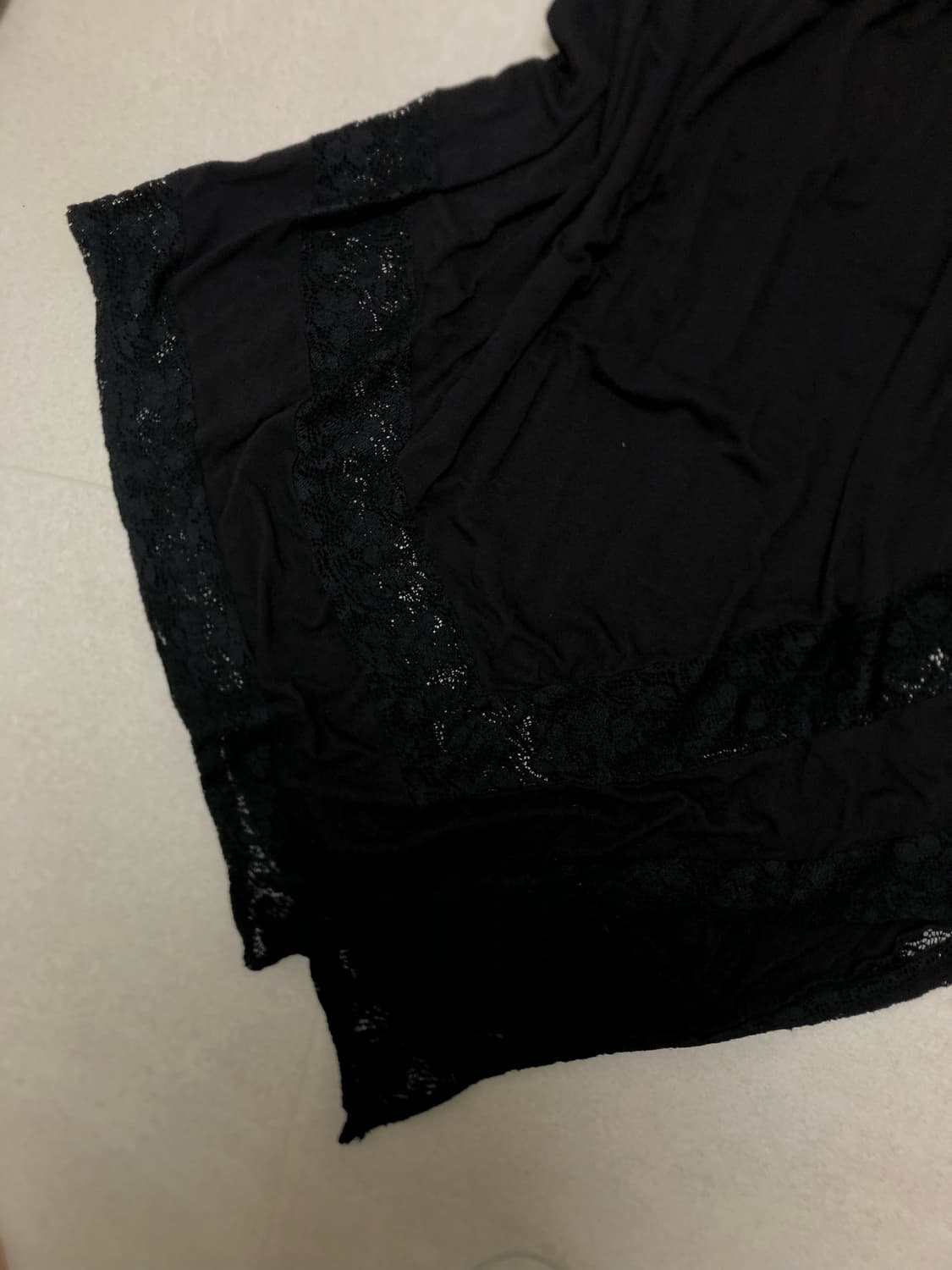 아베크롬비 레이스 언발 레이어드 스커트 상품이미지4