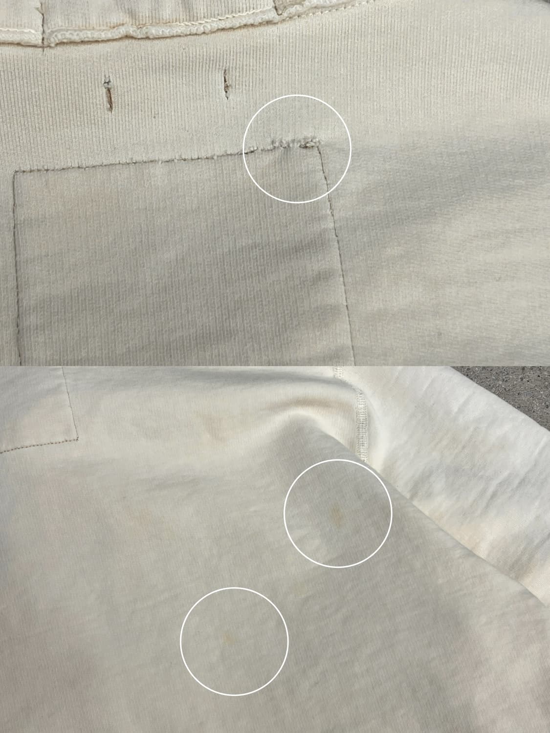 스톤아일랜드 00s 컴팩트 아이보리 코튼 자켓 상품이미지10