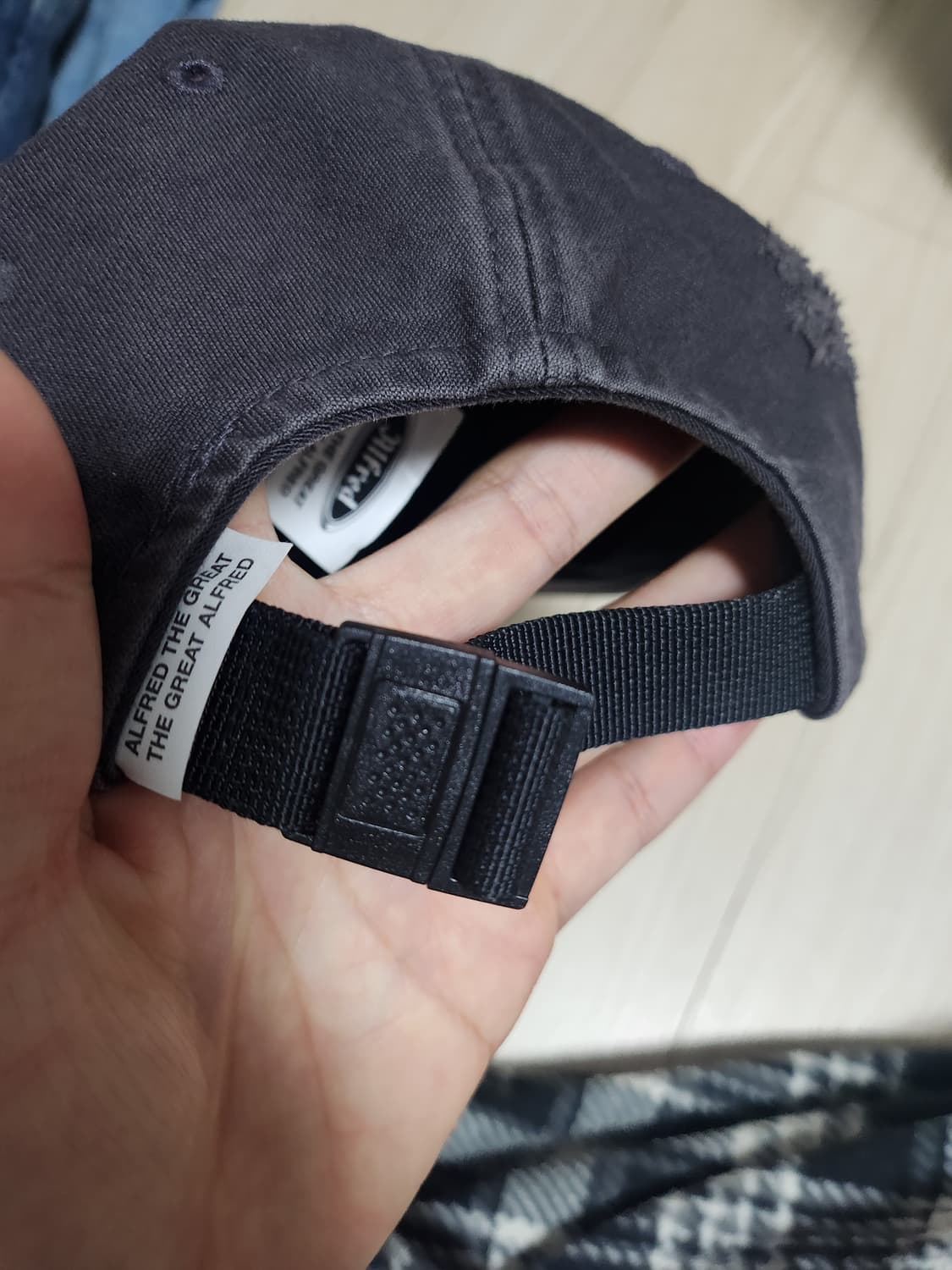 헤리티지플로스 알프레드 볼캡 모자 차콜 상품이미지3