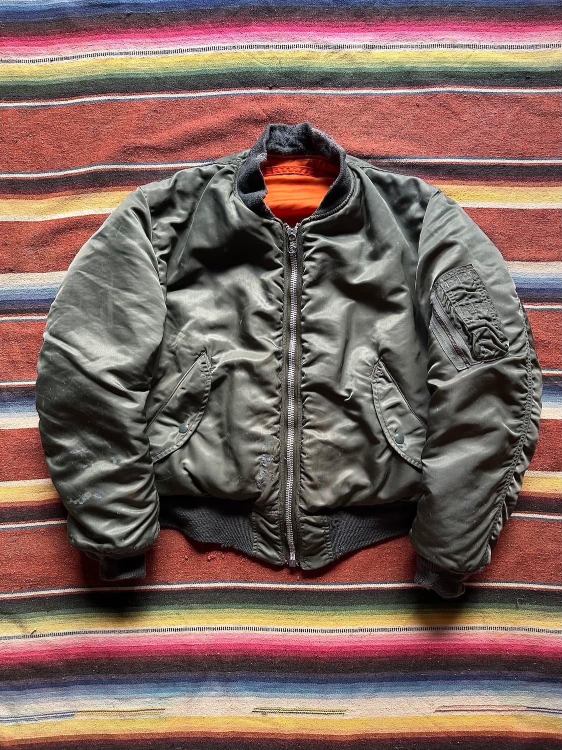 70s USAF 8279E MA-1 Bomber Jacket 상품이미지1