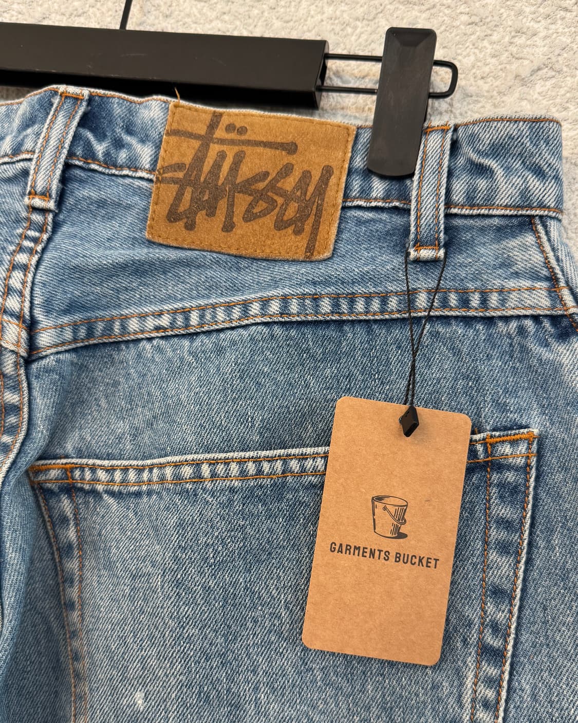 90s 스투시 데님 쇼츠 상품이미지5