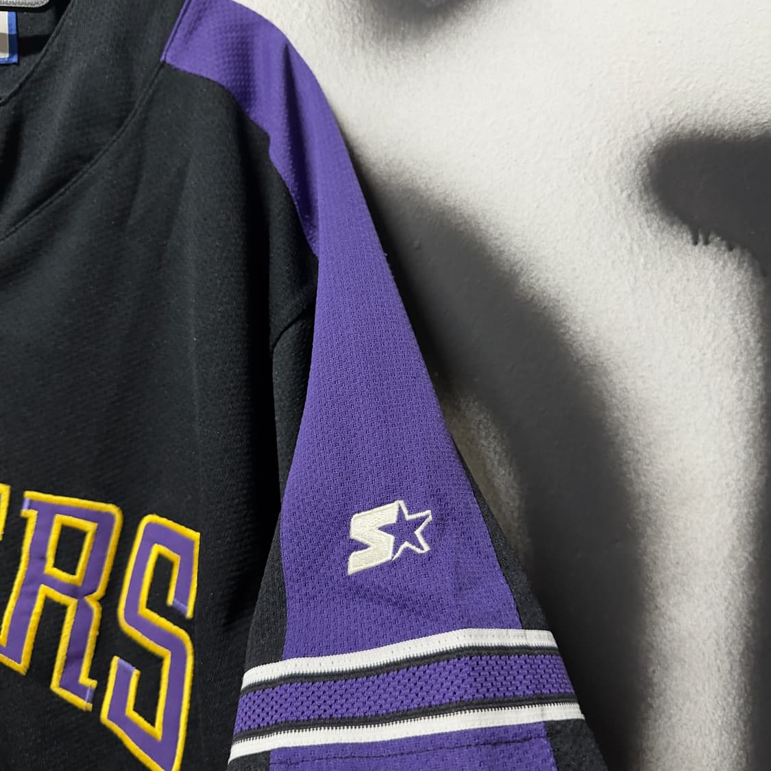 NBA x Starter La Lakers 올드스쿨 바스켓볼 반팔 저지 상품이미지6