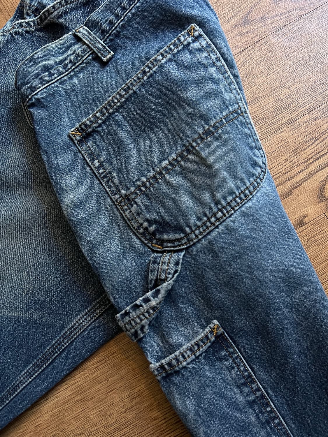 [34]칼하트 USA 빈티지 워싱 싱글니 카펜터 워크 데님 팬츠 상품이미지7