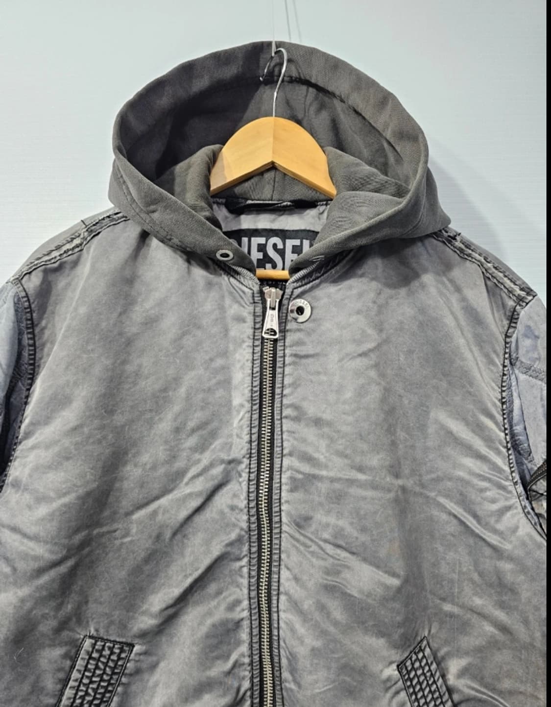 디젤 후드 퀼팅 점퍼 105 상품이미지3
