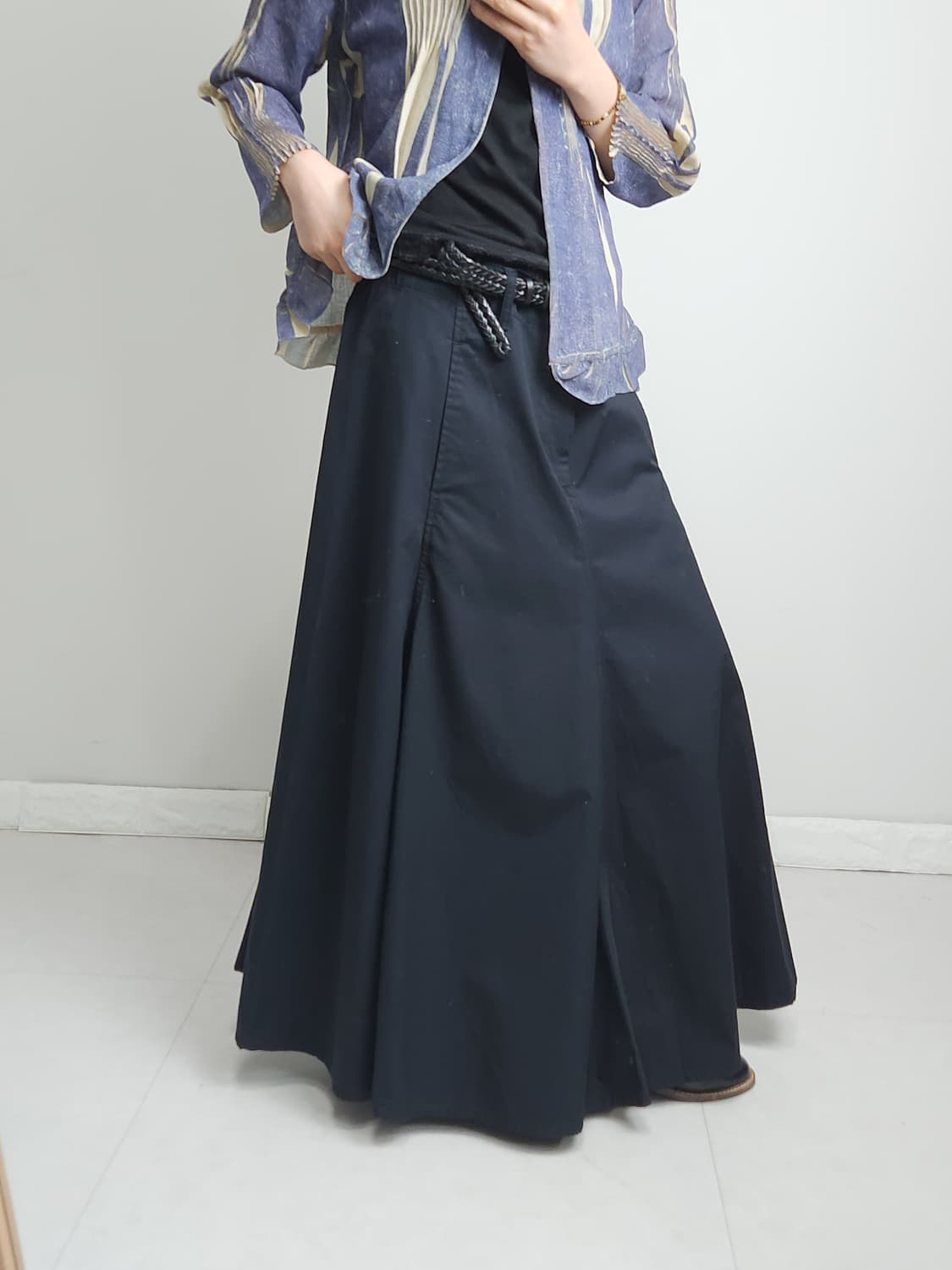 (UNIQLO U)플리츠 롱 스커트 상품이미지6