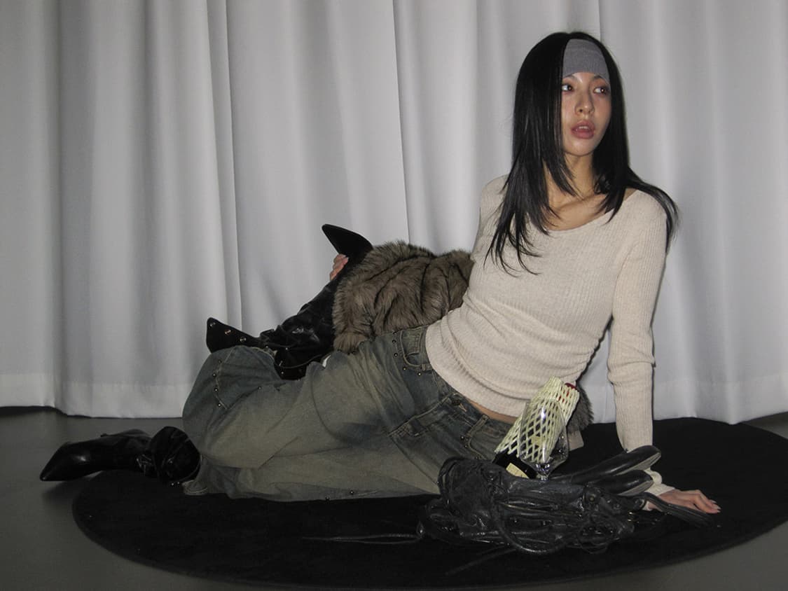 티릿 스냅버튼 스틸레토 레더부츠힐 245 상품이미지5