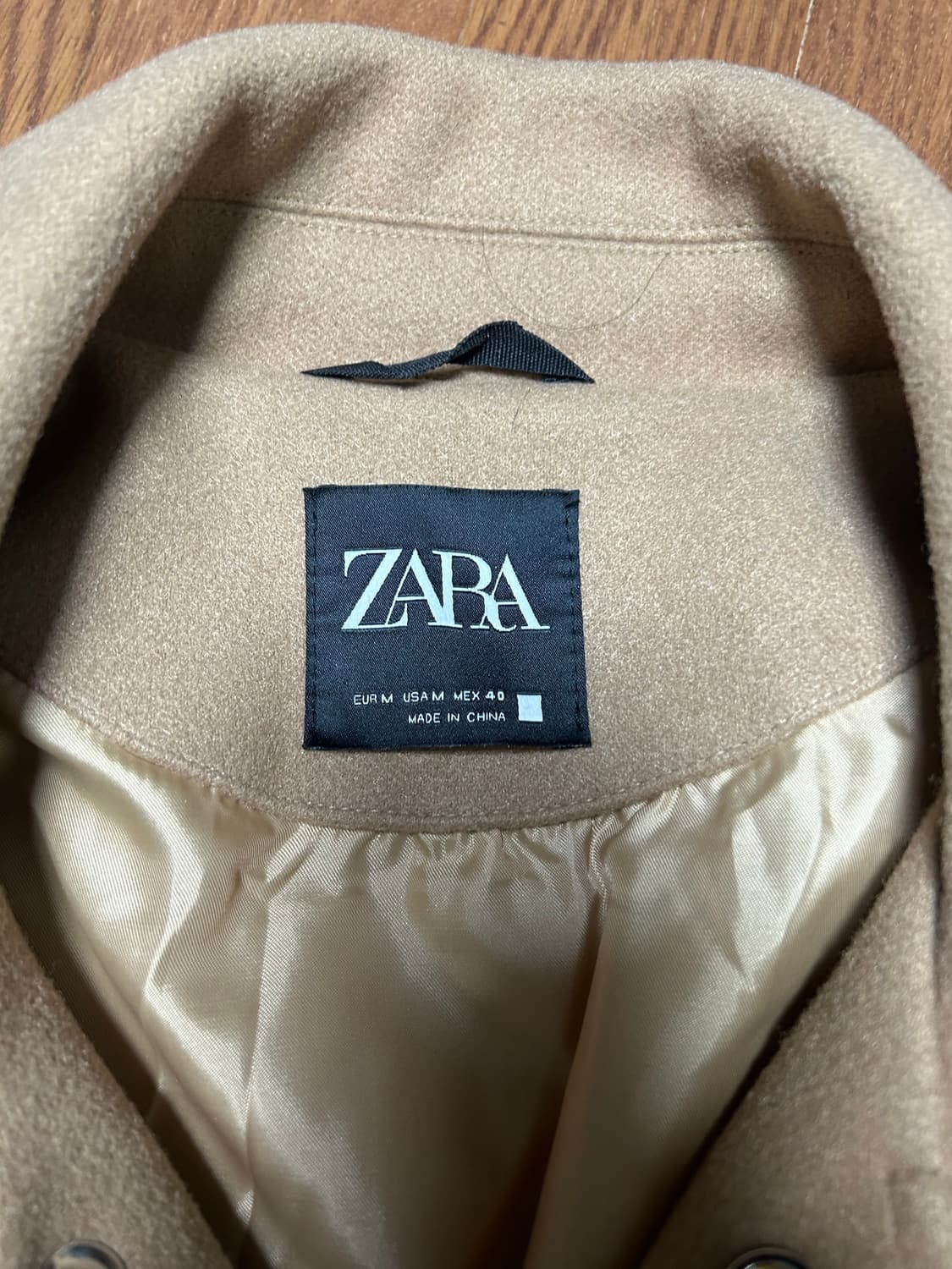 자라 울 텍스쳐 스타디움 점퍼 바시티 자켓 상품이미지2