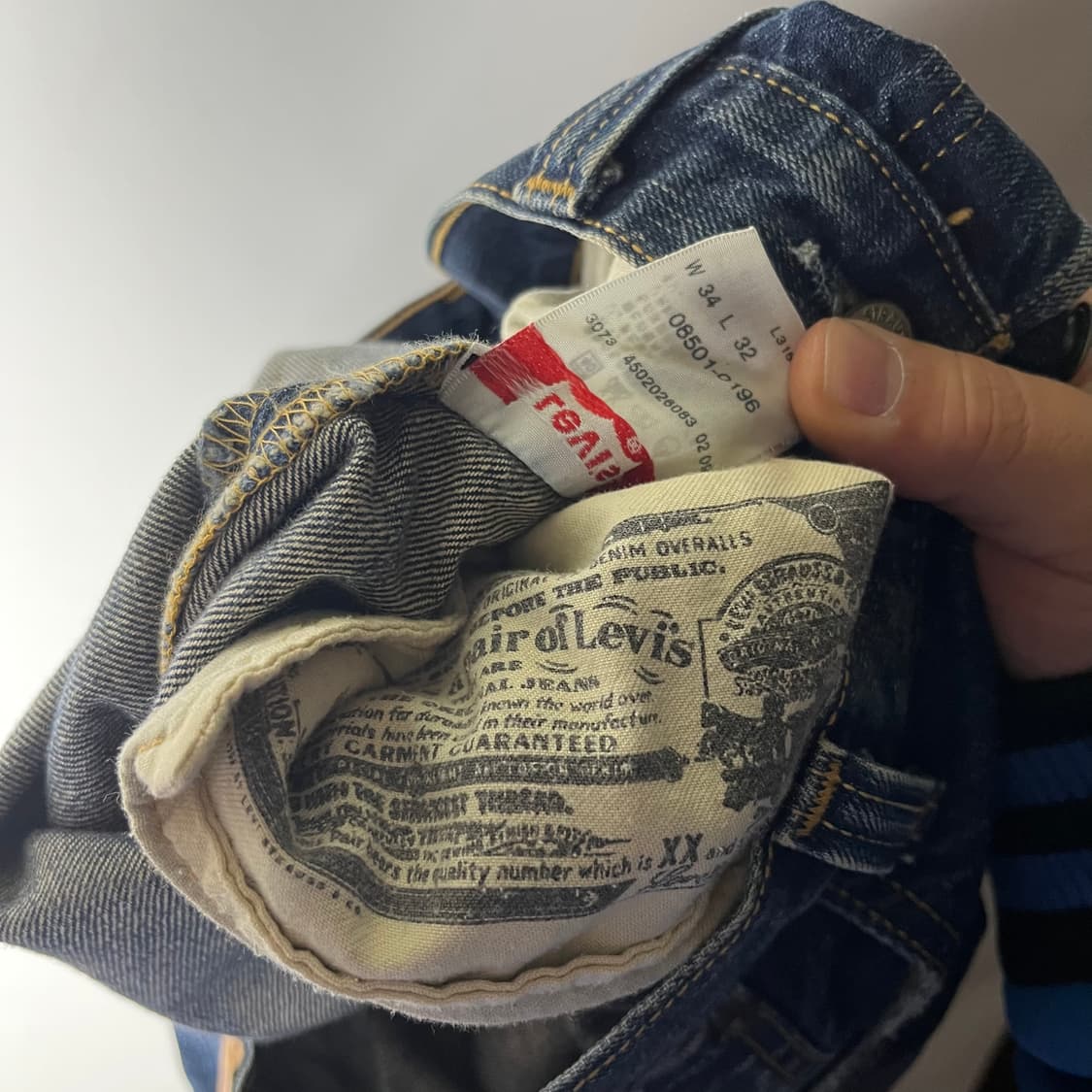 [Levi's] 00's 리바이스 재팬 501 오리지널 데님팬츠 상품이미지8