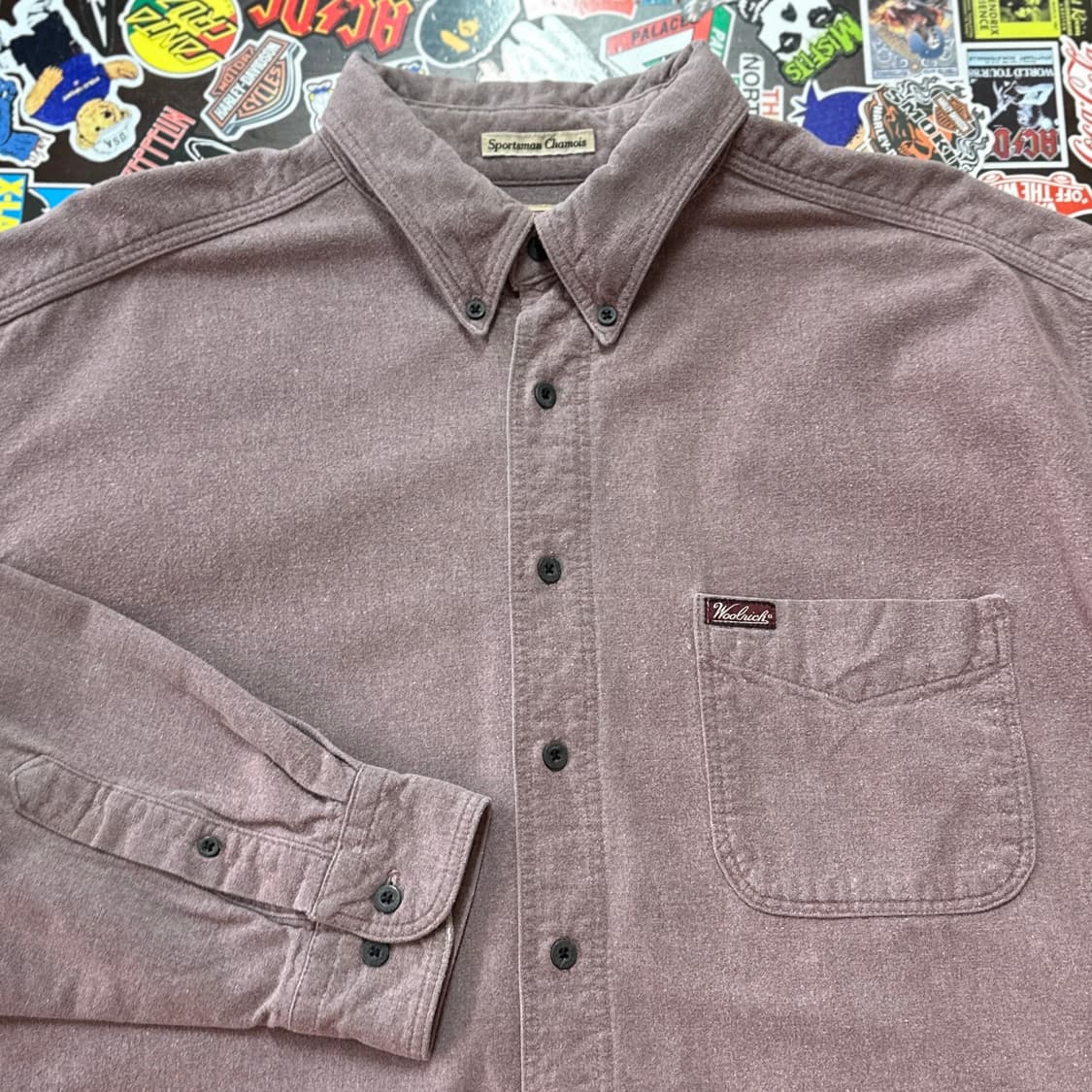 90s USA 울리치 샤모아 셔츠 XL 상품이미지3