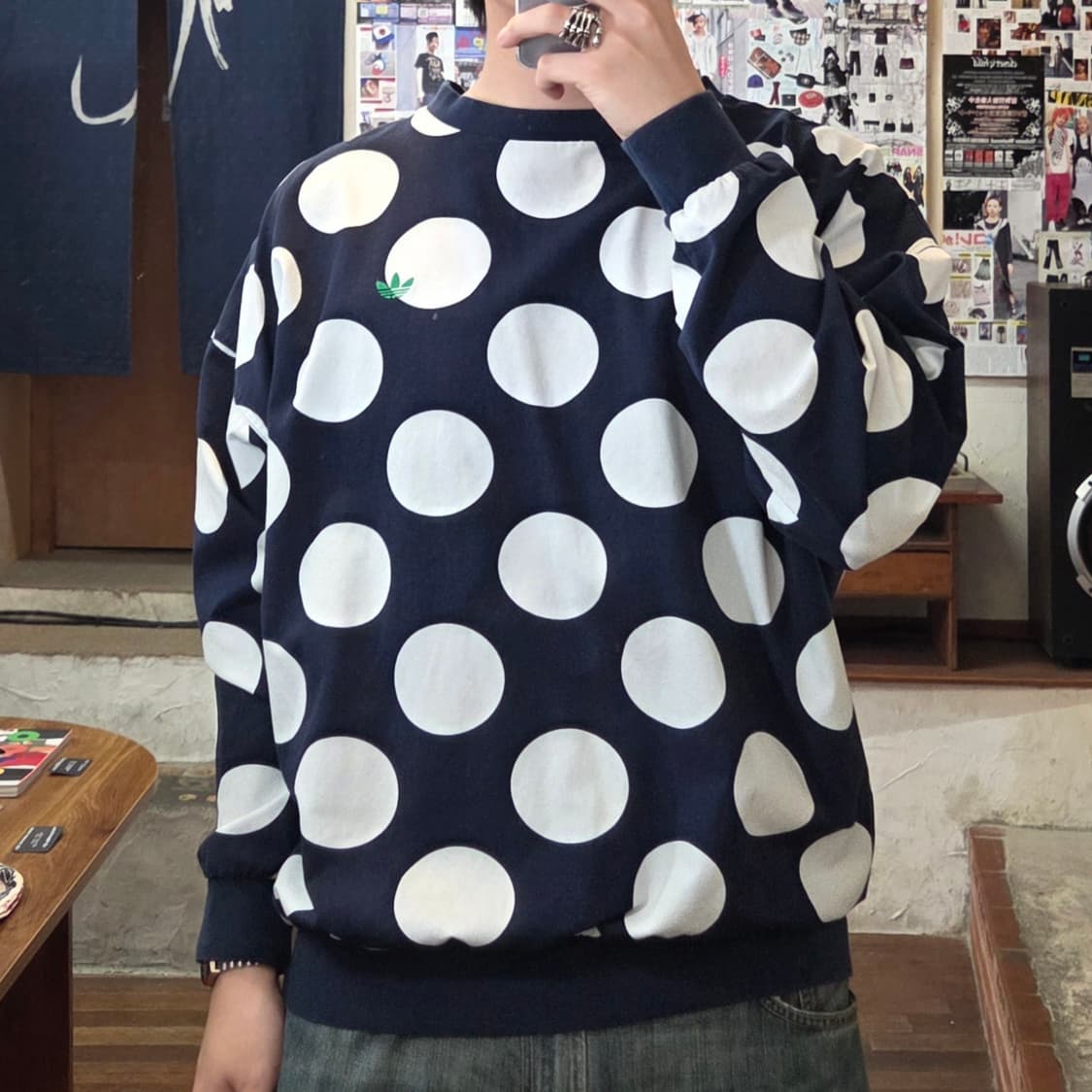 아디다스 스탠스미스 도트 맨투맨 상품이미지2