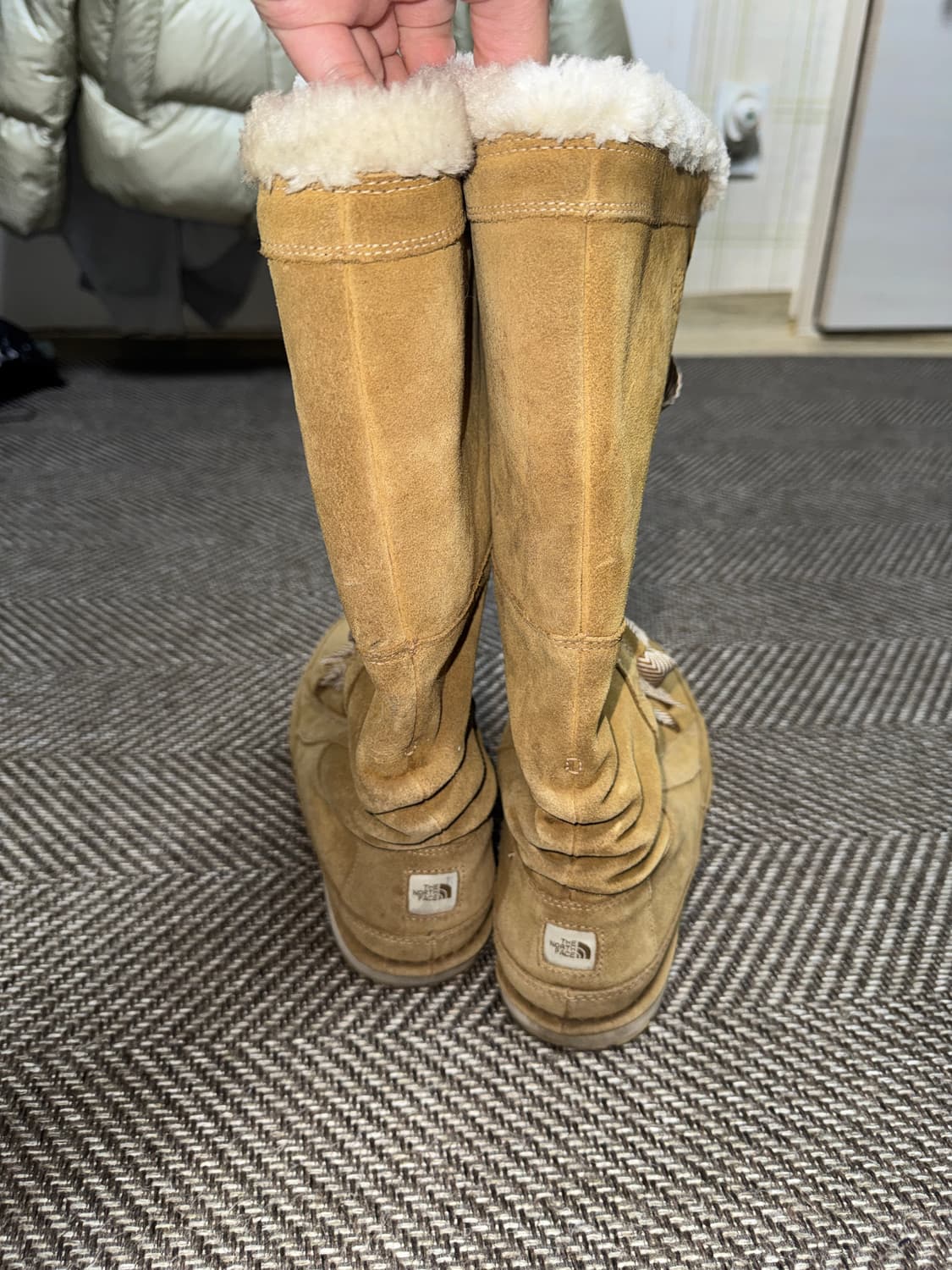 노스페이스 스웨이드 누빔 부츠 250 상품이미지4