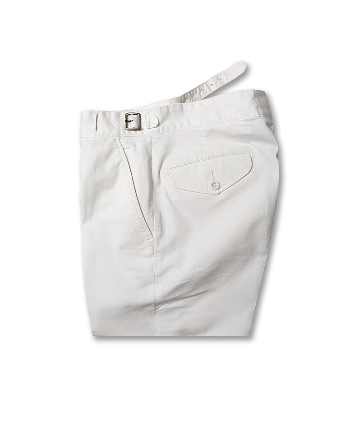 케네스 필드 [Kenneth Field] 화이트 코튼 테이퍼드 구르카팬츠 상품이미지1