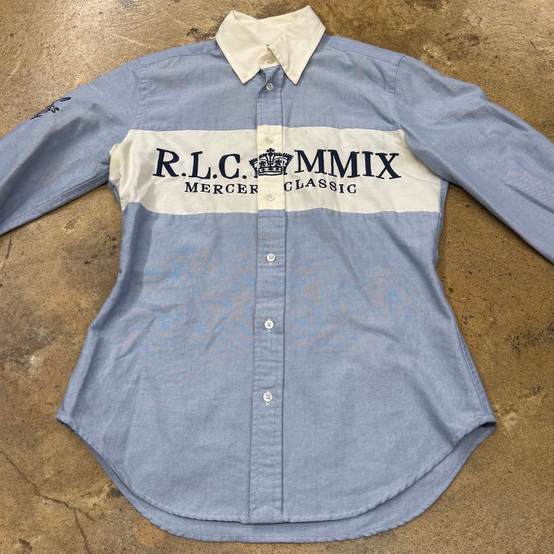 [정품/4] 폴로 랄프로렌  머서 클래식 셔츠 블루 b17 상품이미지3