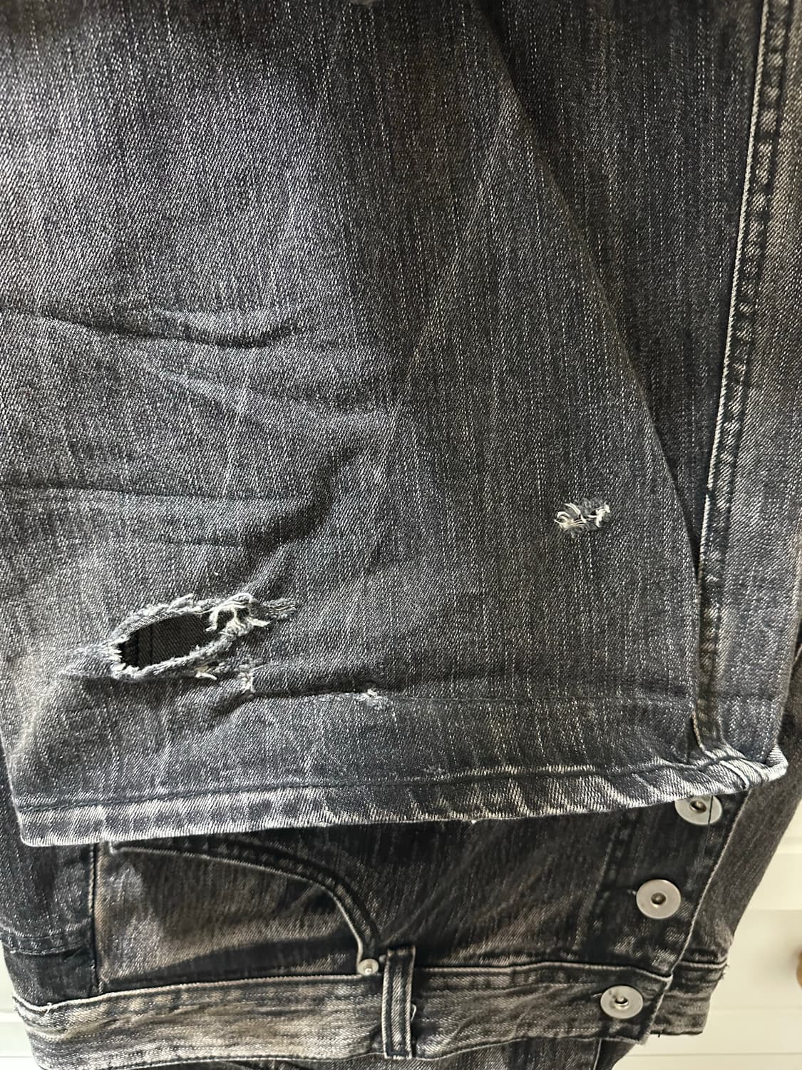 [L] 아이필럭키 카펜터 데님 팬츠 상품이미지2