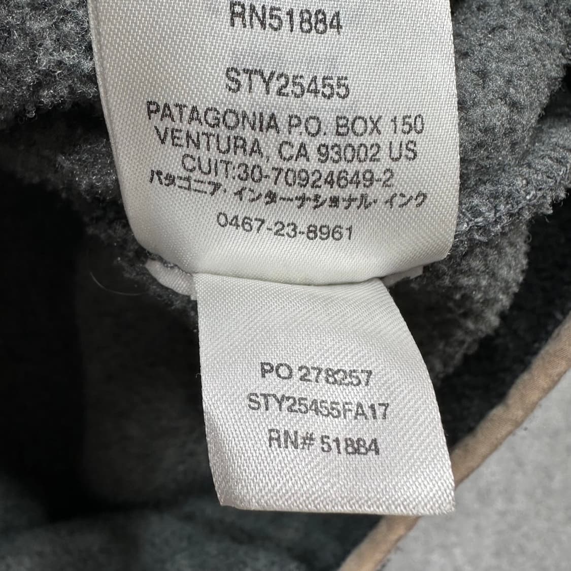 파타고니아 신칠라 스냅티 L 그레이/베이지 상품이미지9