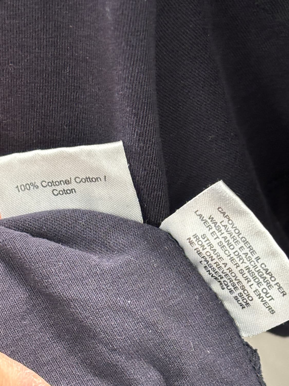 닐바렛 블랙/화이트 반팔 티셔츠 M 상품이미지7