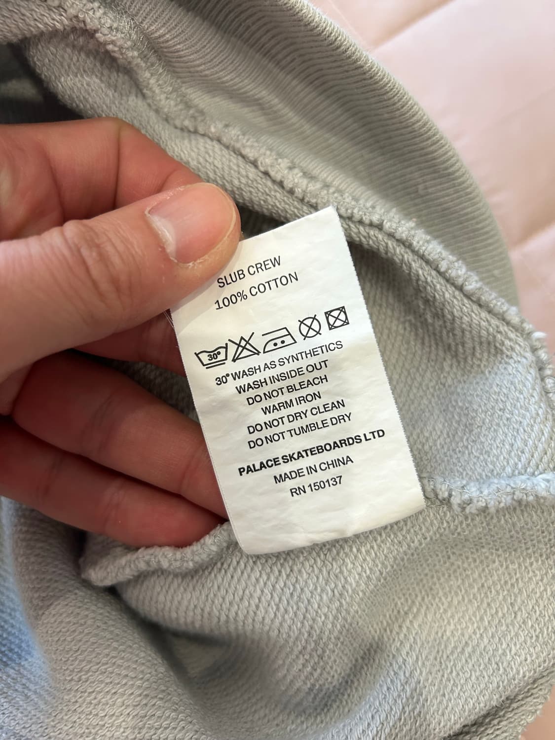 팔라스 트라이퍼그 맨투맨 스웨트셔츠 그레이  상품이미지2