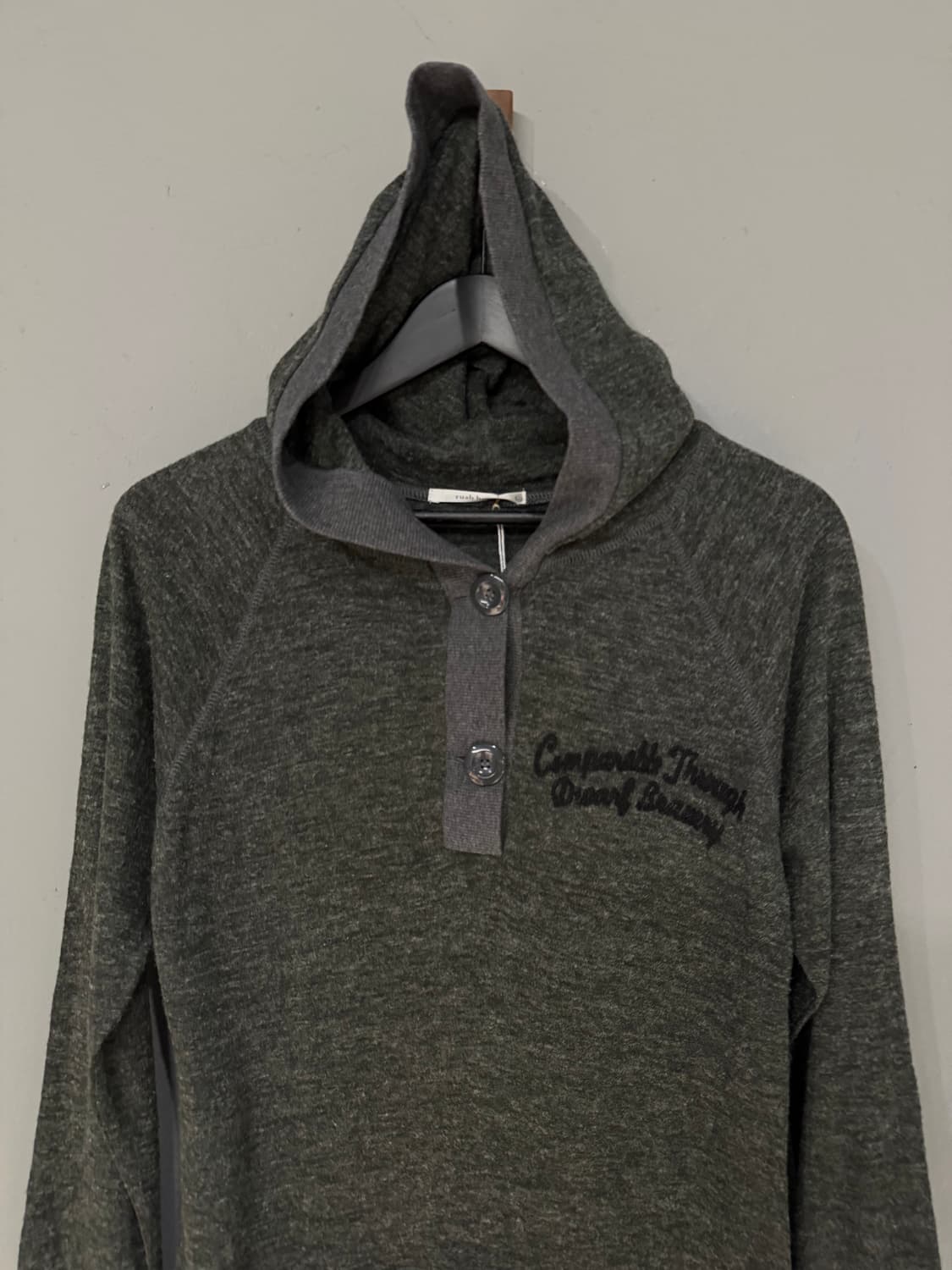 button-up pocket detail hood sleeve 상품이미지5