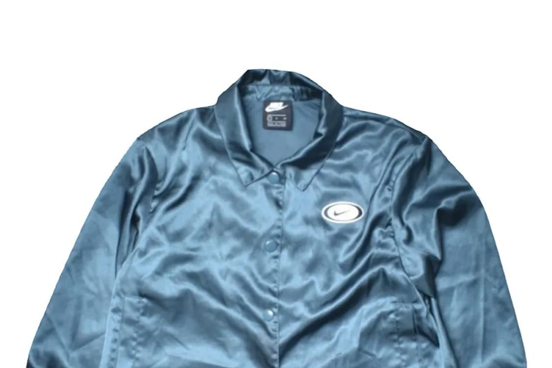 나이키 새틴 크롭 코치 자켓  상품이미지3