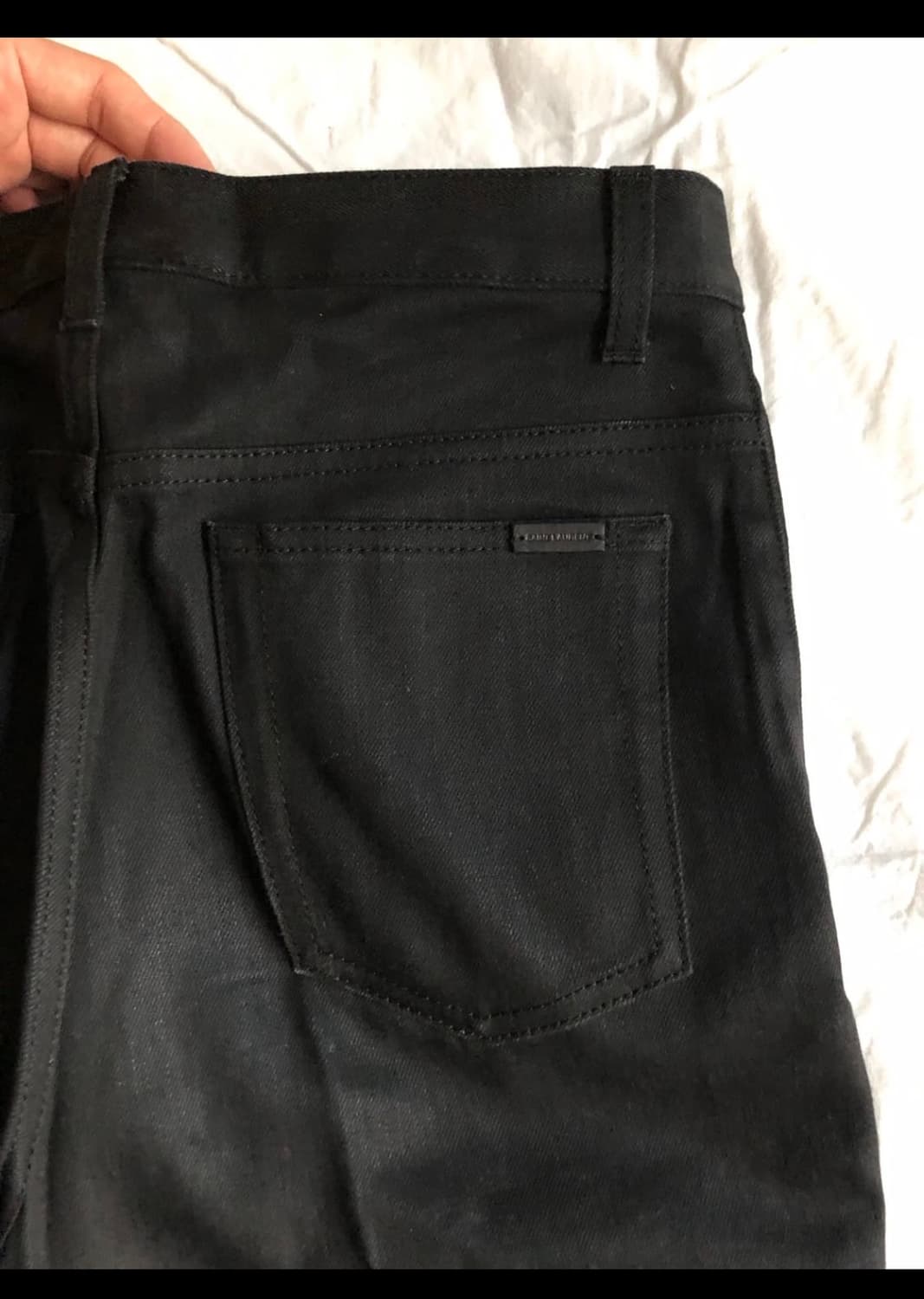 30) 생로랑 플레어 블랙 데님 saint laurent denim 상품이미지3