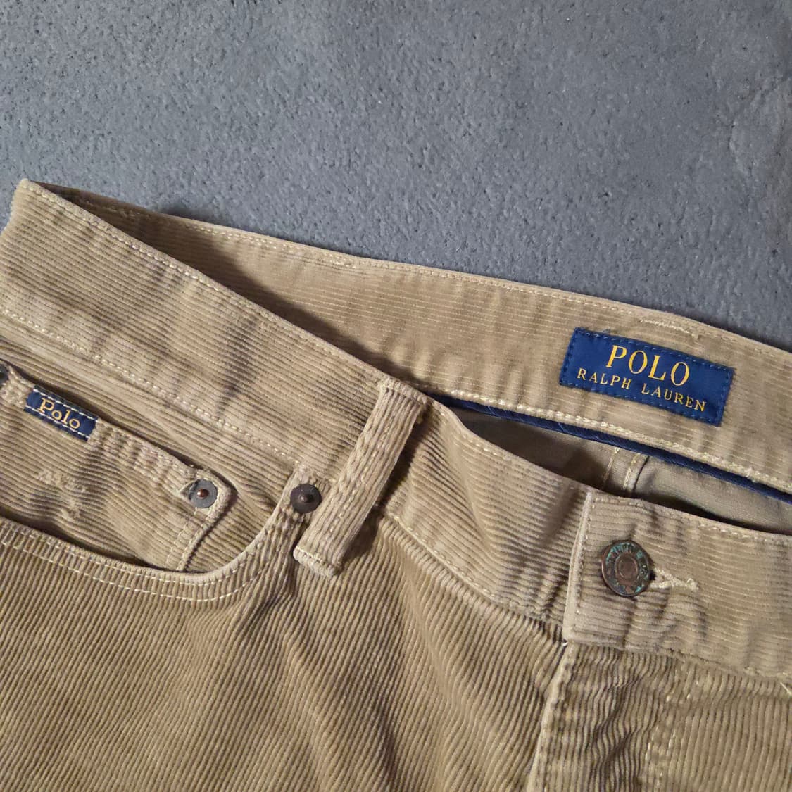 폴로 코듀로이 빈티지 패치워크 팬츠 바지 33/32 상품이미지7