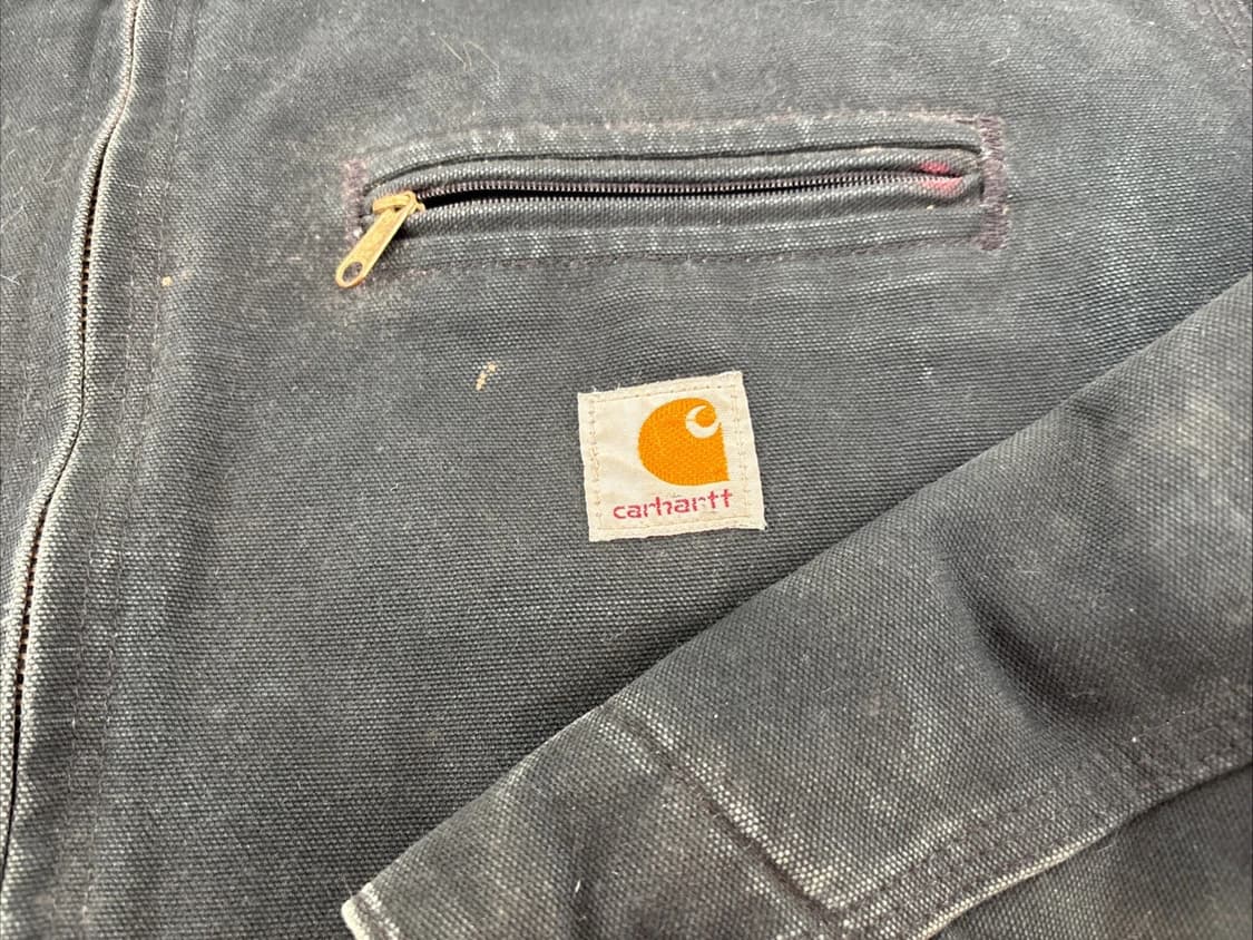 칼하트 J01 빈티지 디트로이트 자켓 블랙 상품이미지5