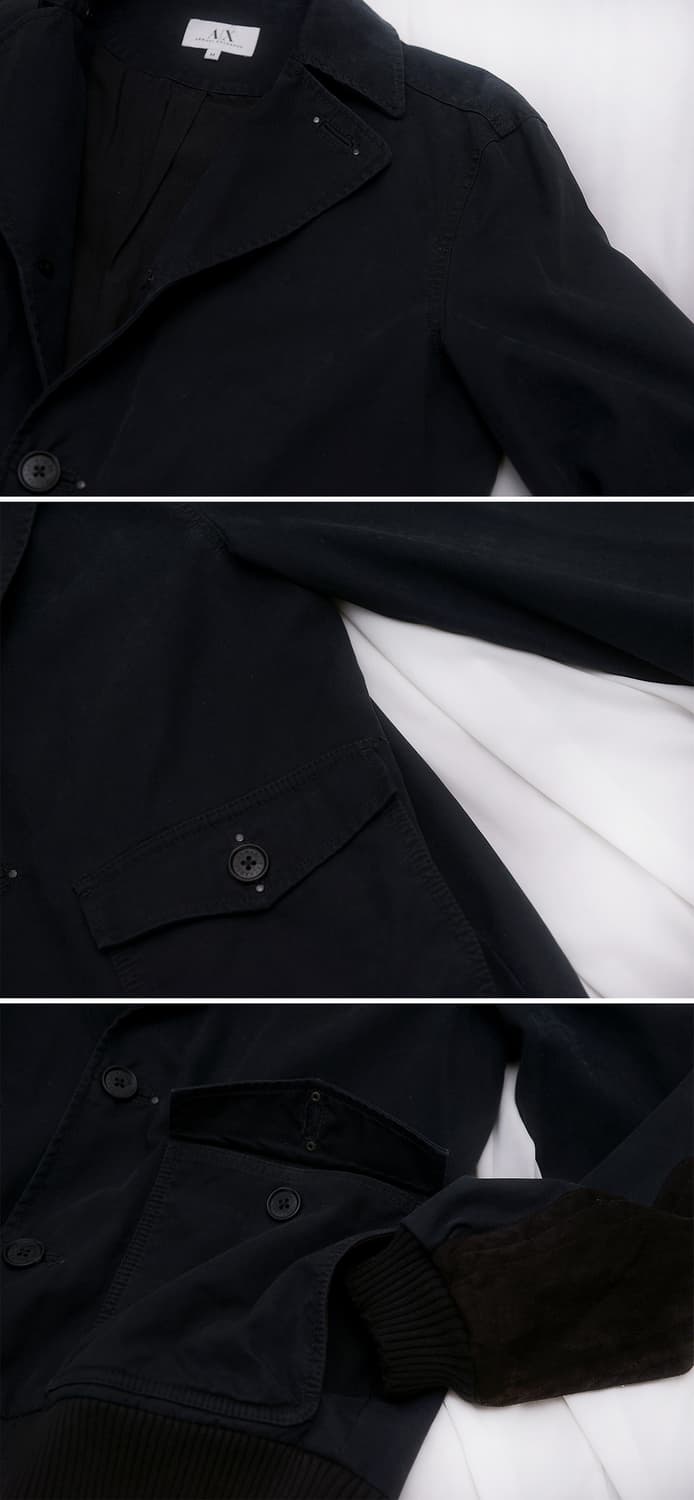 아르마니 (AX) 피그먼트 워싱 코튼 캐쥬얼 워크자켓 (M / 100) 상품이미지8