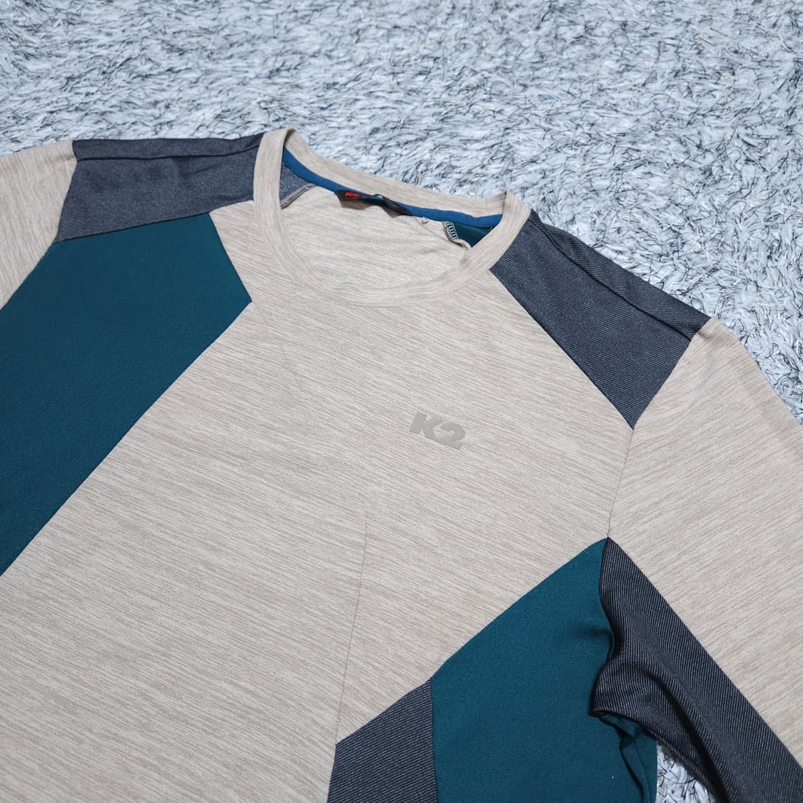 K2)110 남자 춘추 등산긴팔티 긴팔라운드 / 왕눈이샵 상품이미지4