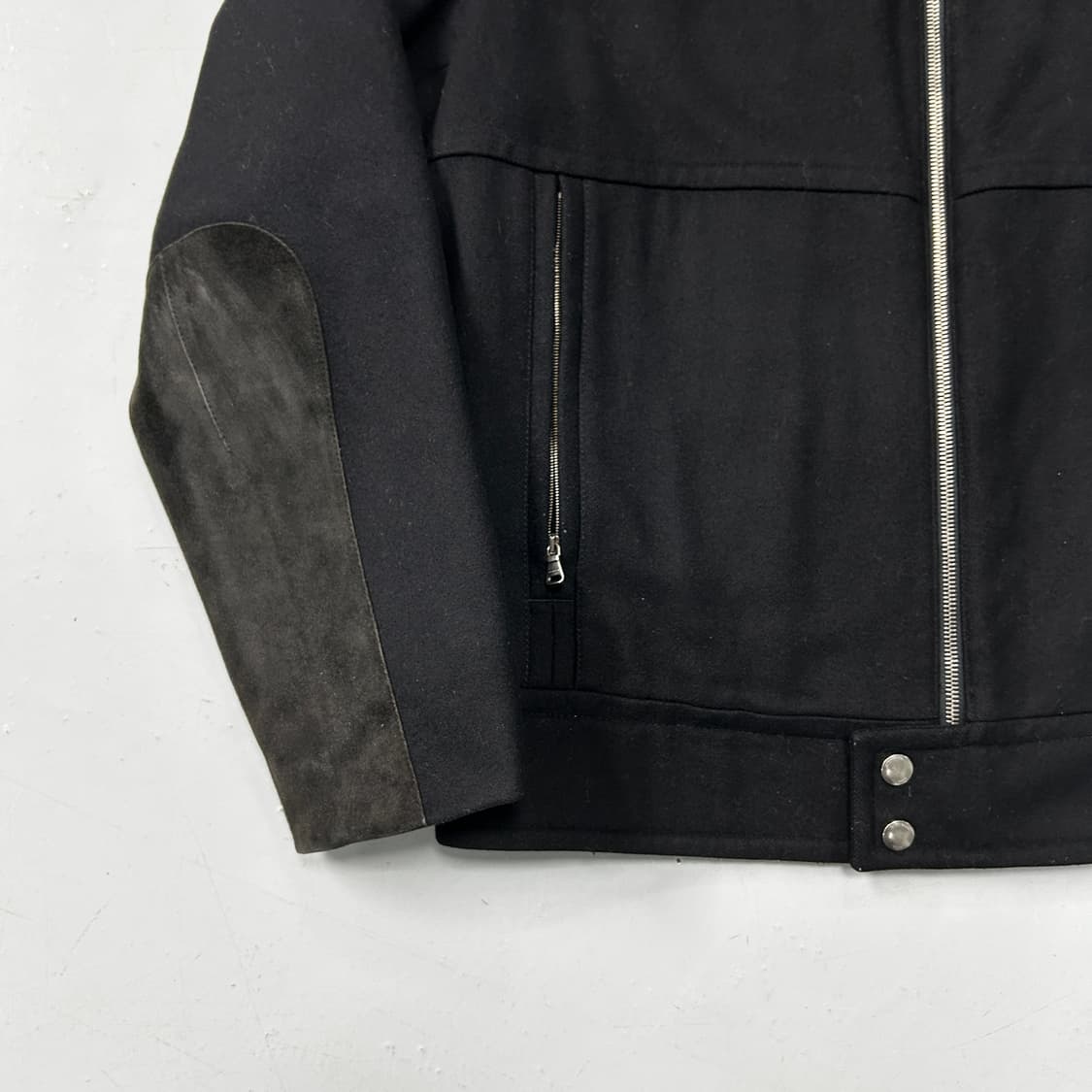 보스 스웨이드 엘보 울 클레시 자켓 상품이미지3