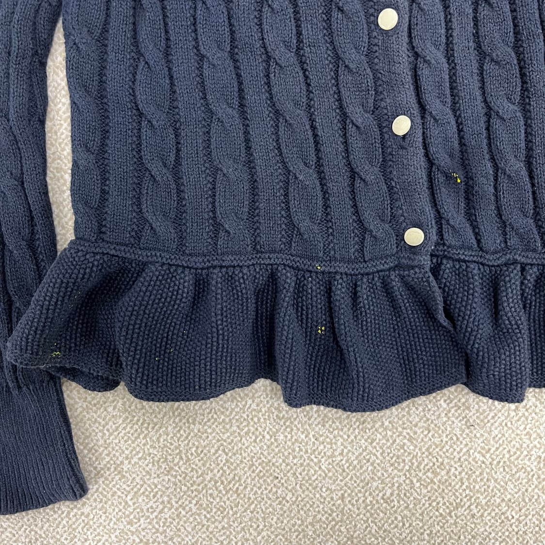 M 폴로 키즈 케이블 프릴 니트 가디건 0203M1 상품이미지5
