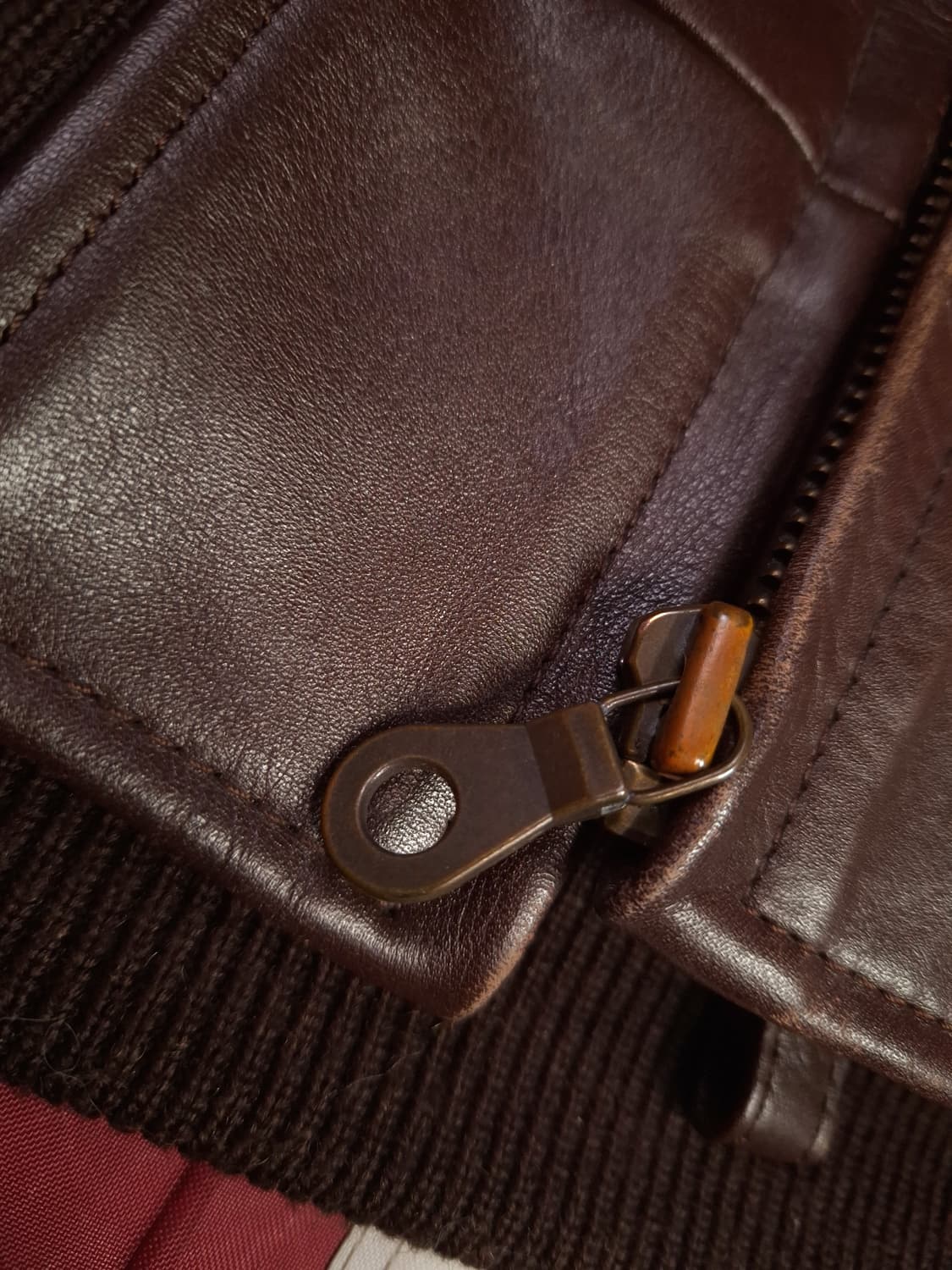 새제품급 오리지날 일본판 쿠시타니 리얼레더 바라쿠타 자켓 상품이미지6