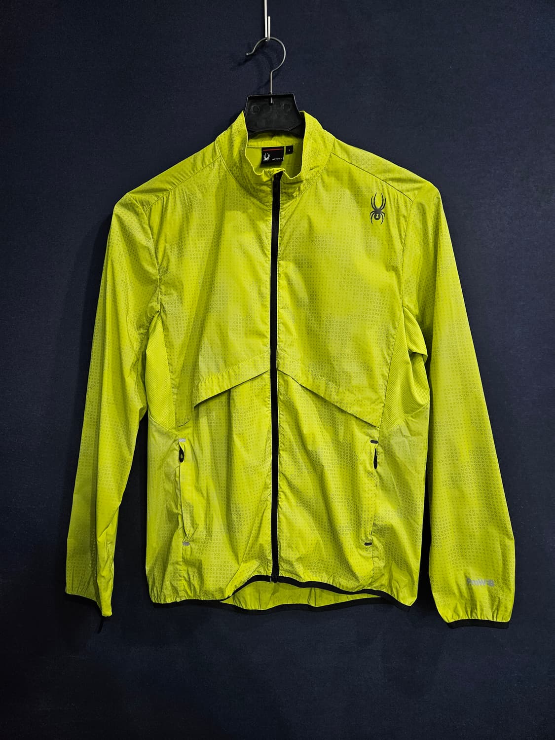 스파이더 야광컬러 남성 슬림핏 100 바람막이  상품이미지1