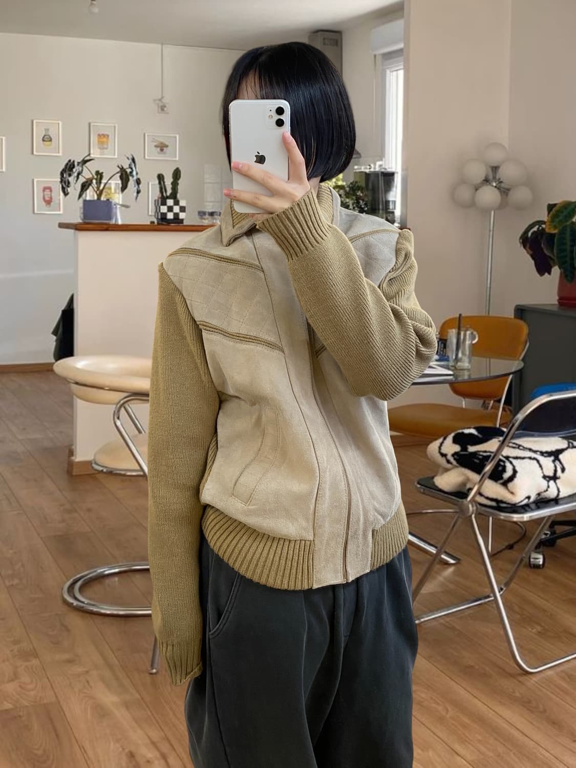 빈티지 스웨이드 자켓 (Man L) AA1001 상품이미지2