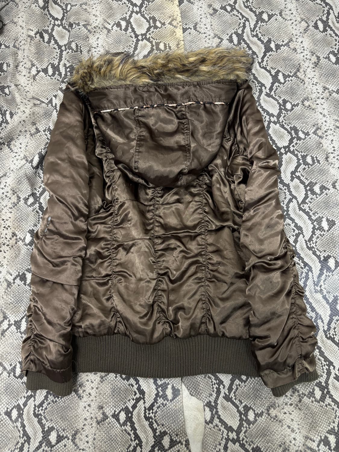 [GAL]00‘s Rare Design Shirring Leopard F 상품이미지6