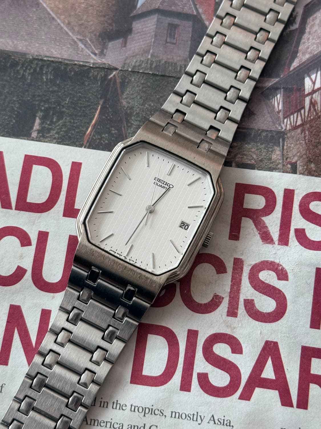 세이코 Seiko 쿼츠 스퀘어 상품이미지1