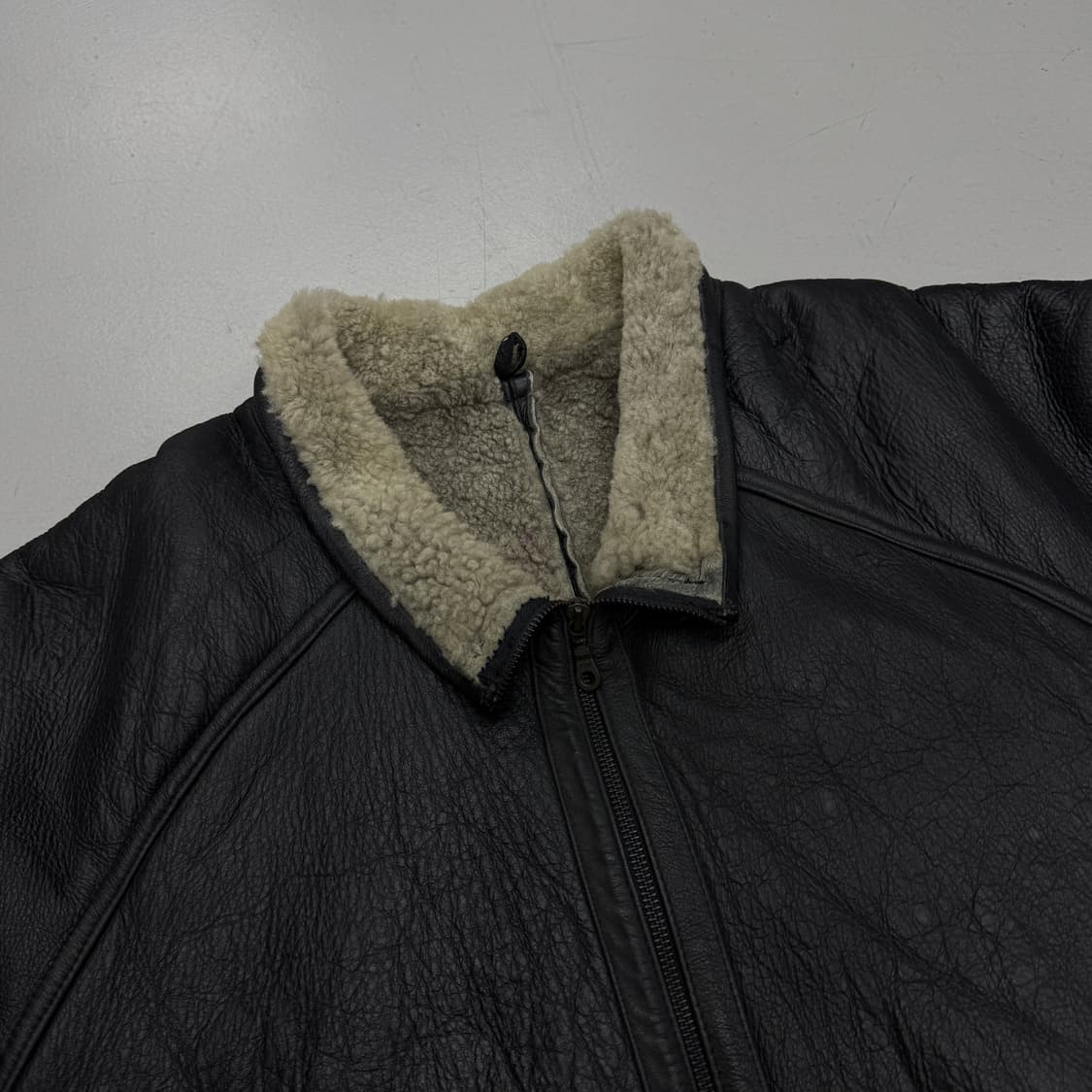 펠레펠레 90s 리얼레더 가죽 무스탕 자켓 상품이미지3