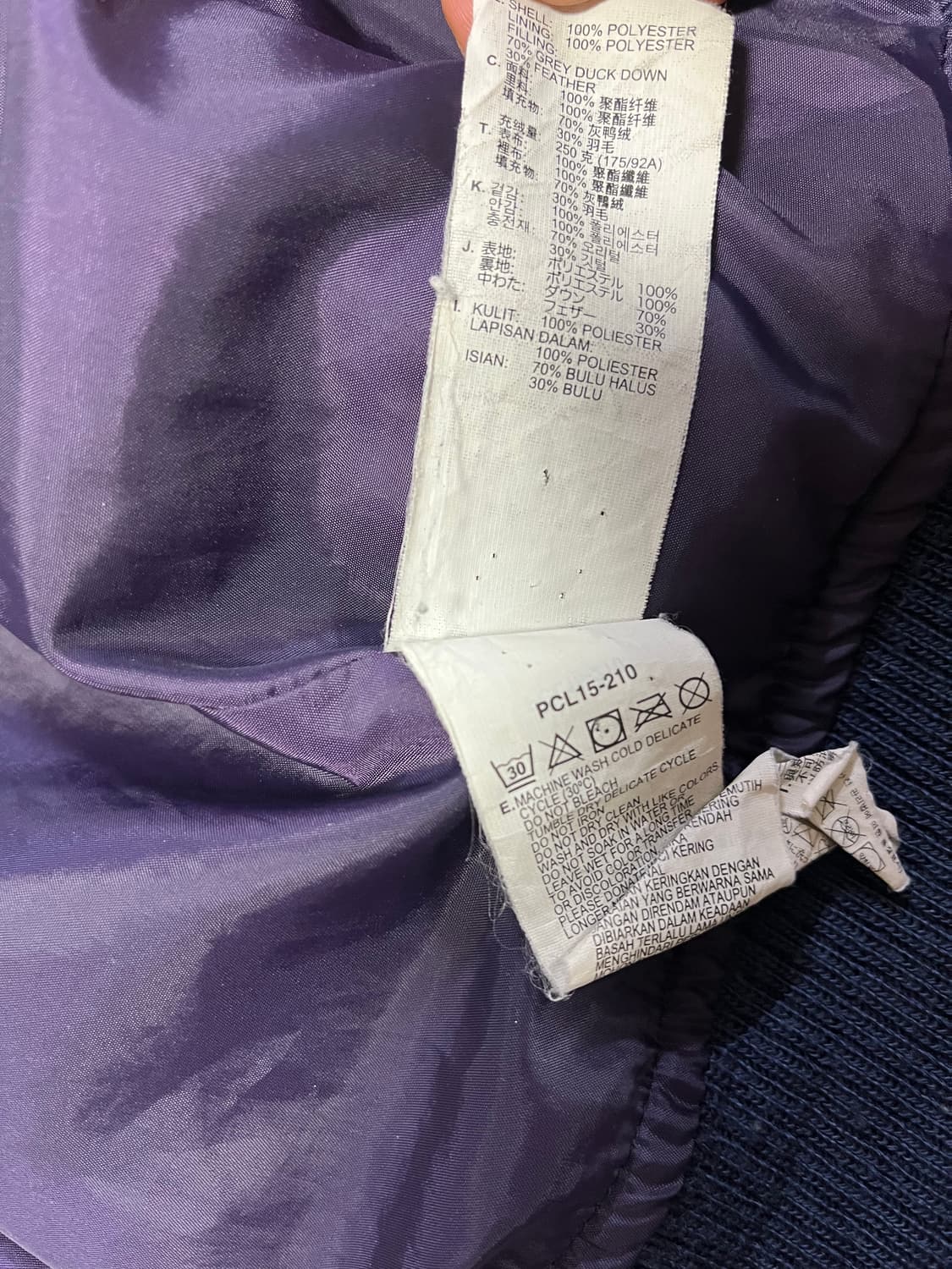  리바이스 덕다운패딩L 상품이미지8