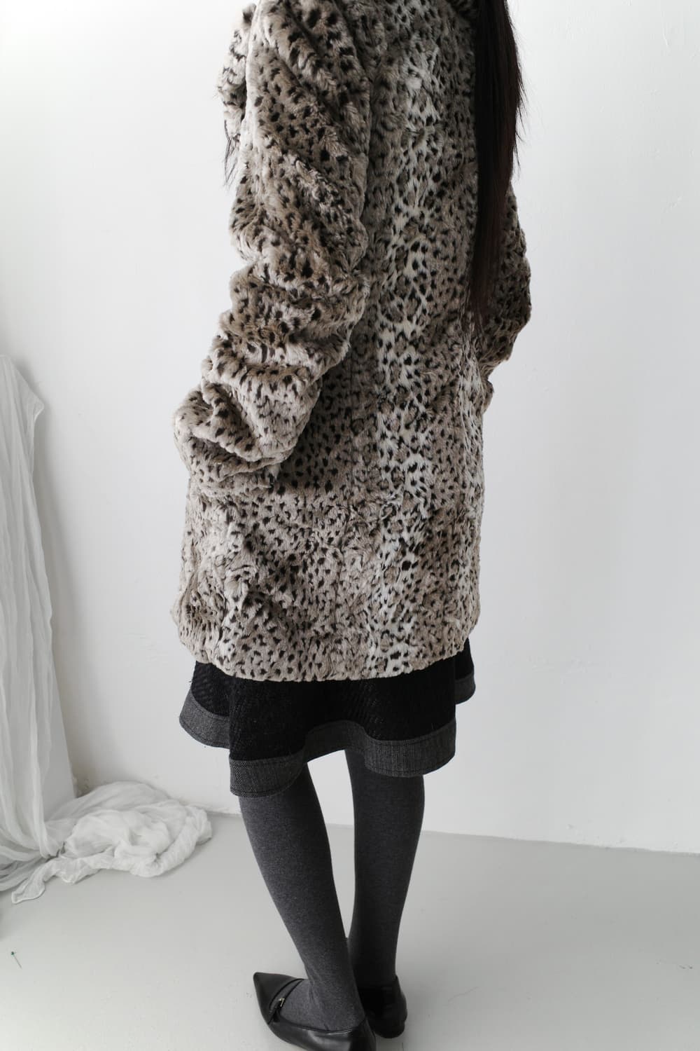 tomboy) leopard fur jacket 상품이미지9